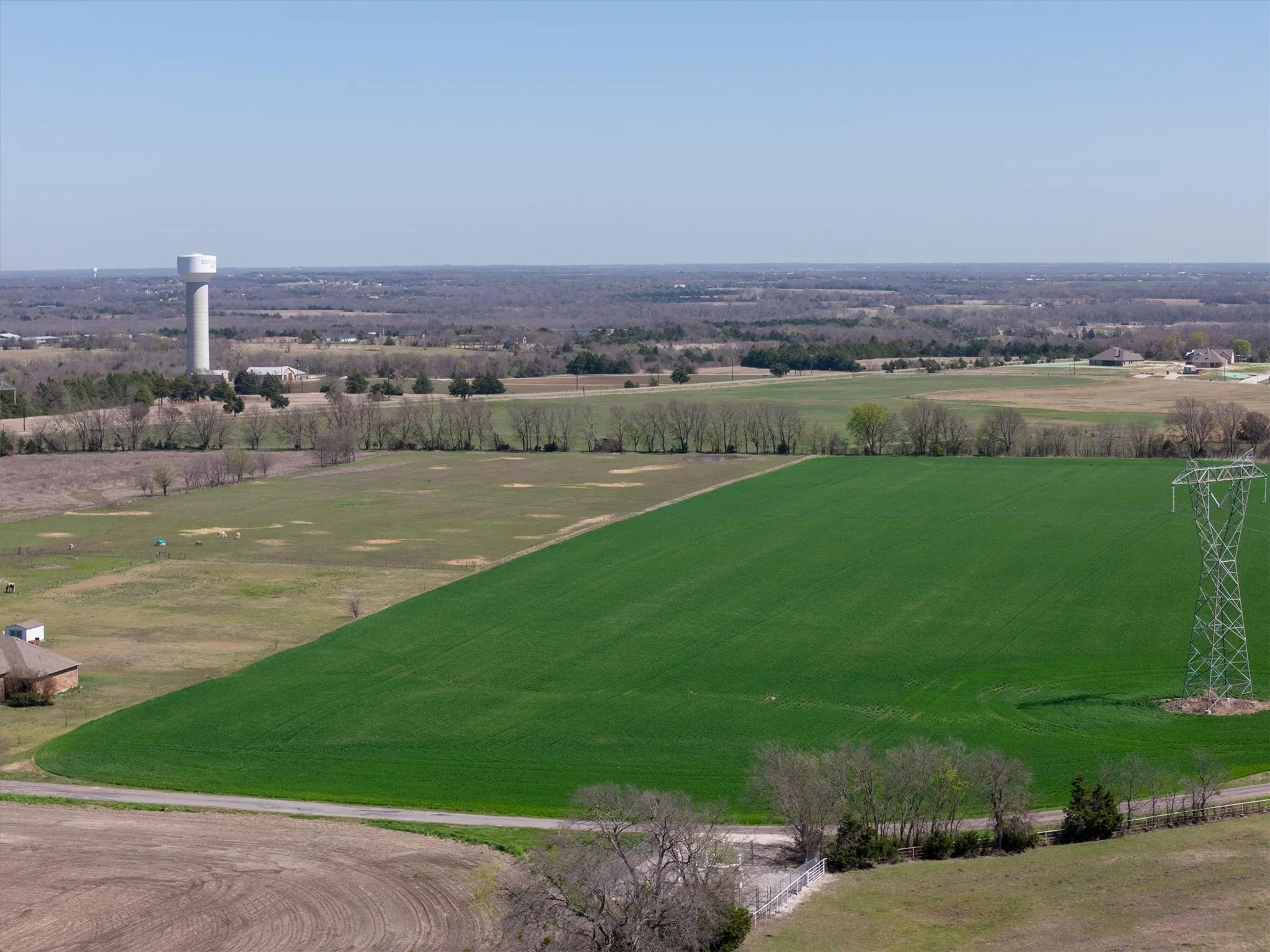 Looking Northeast.