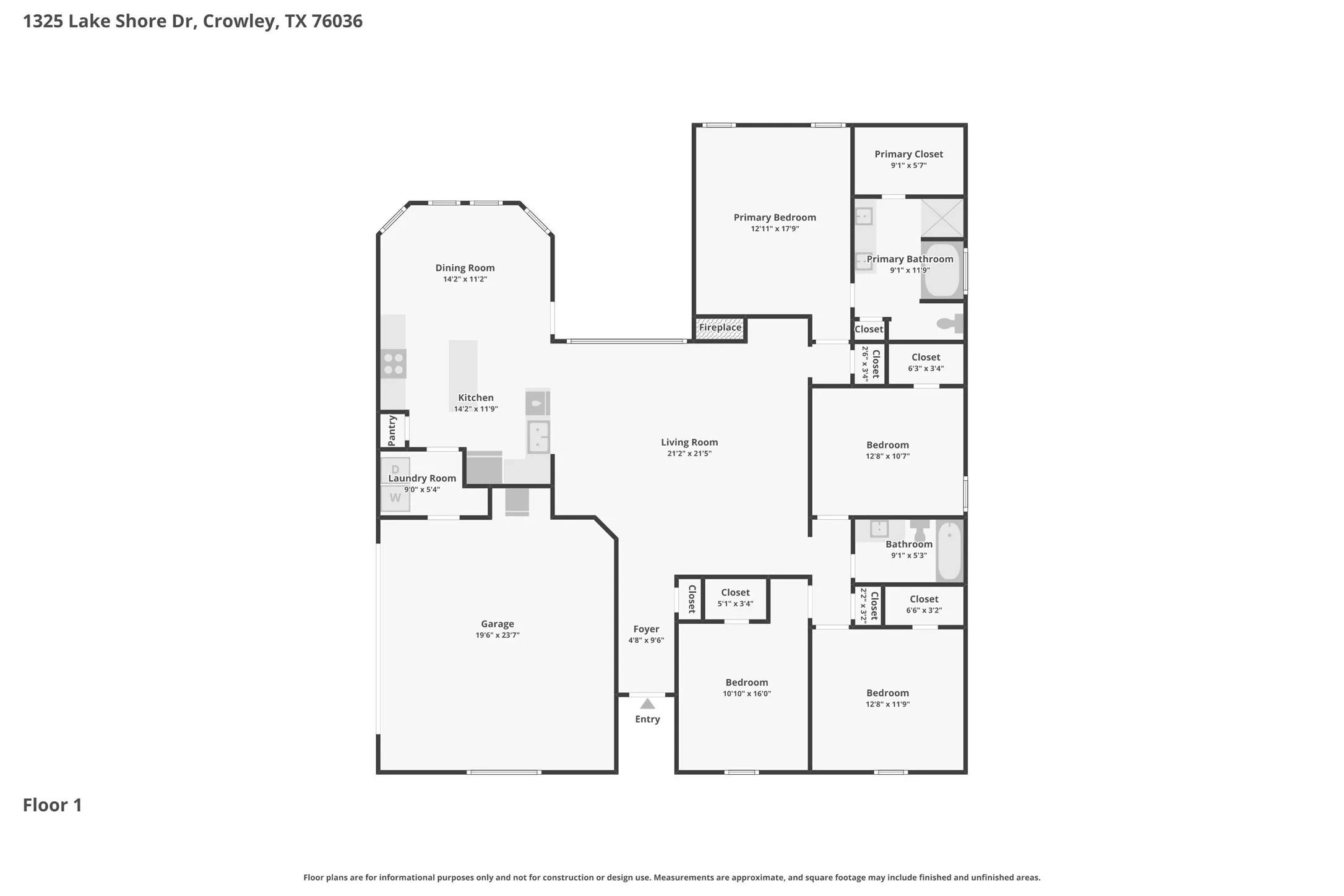 Single Family Residence For Sale in Tarrant County , 1325 Lake Shore Drive, Crowley, Texas 76036, 4 Bedroom, 2 Bathroom, 2 Garage spaces, 1,986 Sqft, built in 2002, mls#21214376, Real Estate Agent in Crowley, Homes For Sale in Tarrant county, Homes For Sale in Crowley, Realtor in Crowley Texas, Real Estate Brokerage Independent Realty Texas, Luminita Cordes Realtor