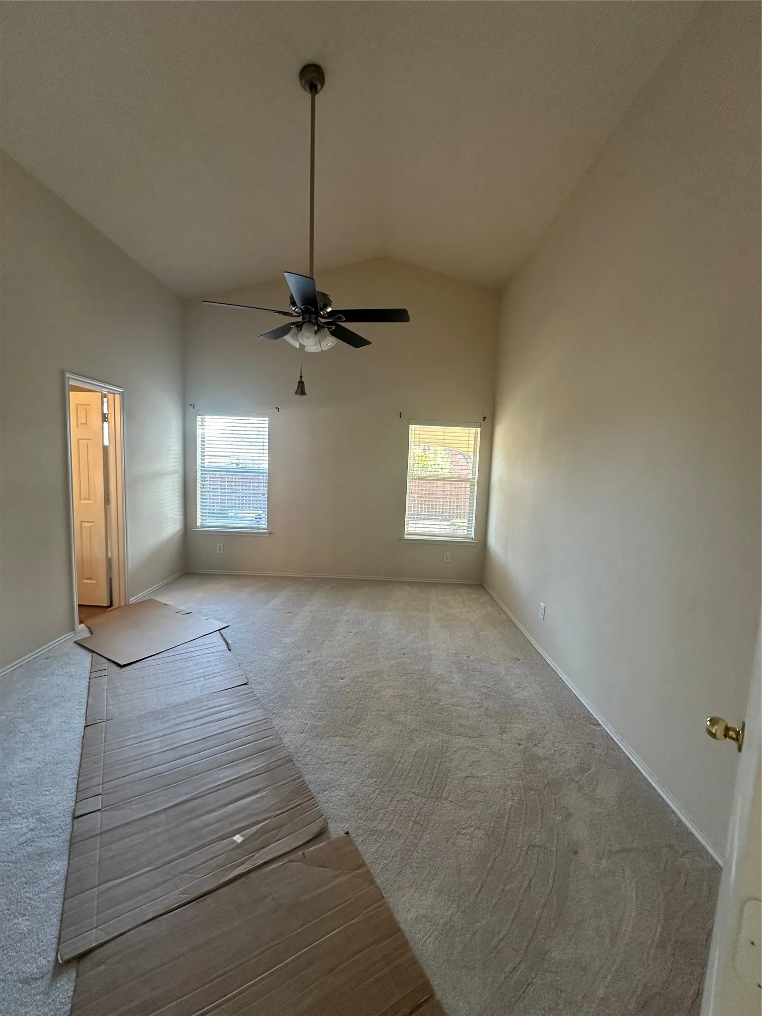 MASTER BEDROOM WITH CEILING FAN
