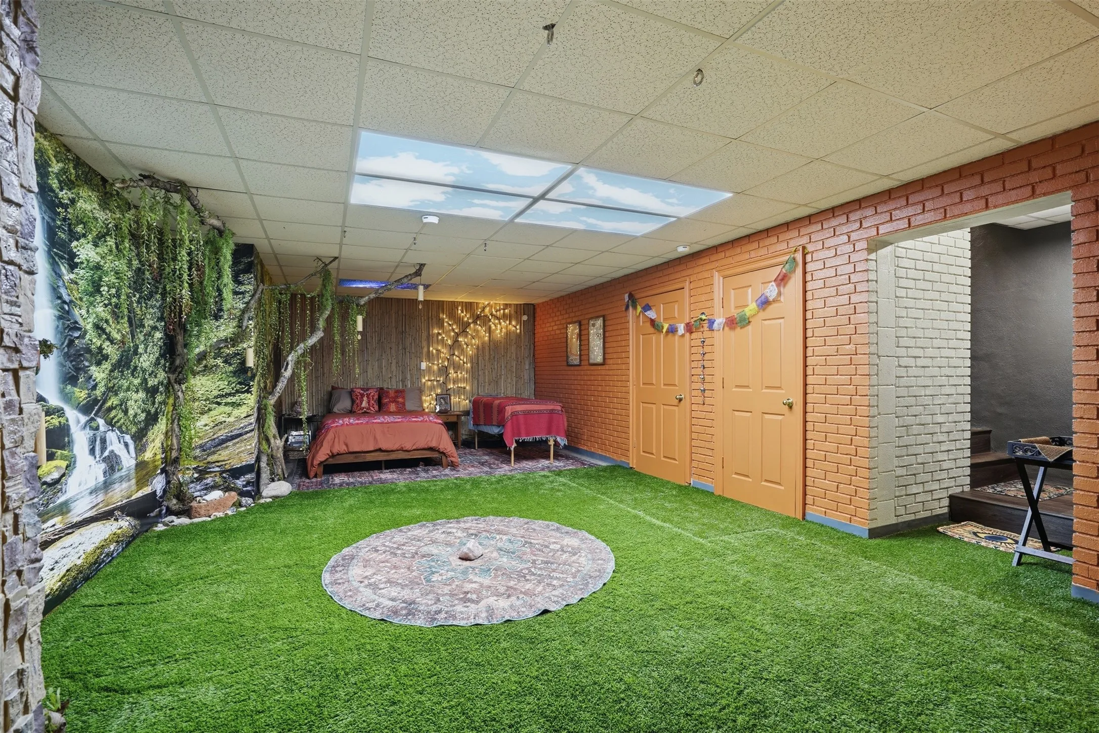 This spacious room in the basement could be a versatile space for your family.
