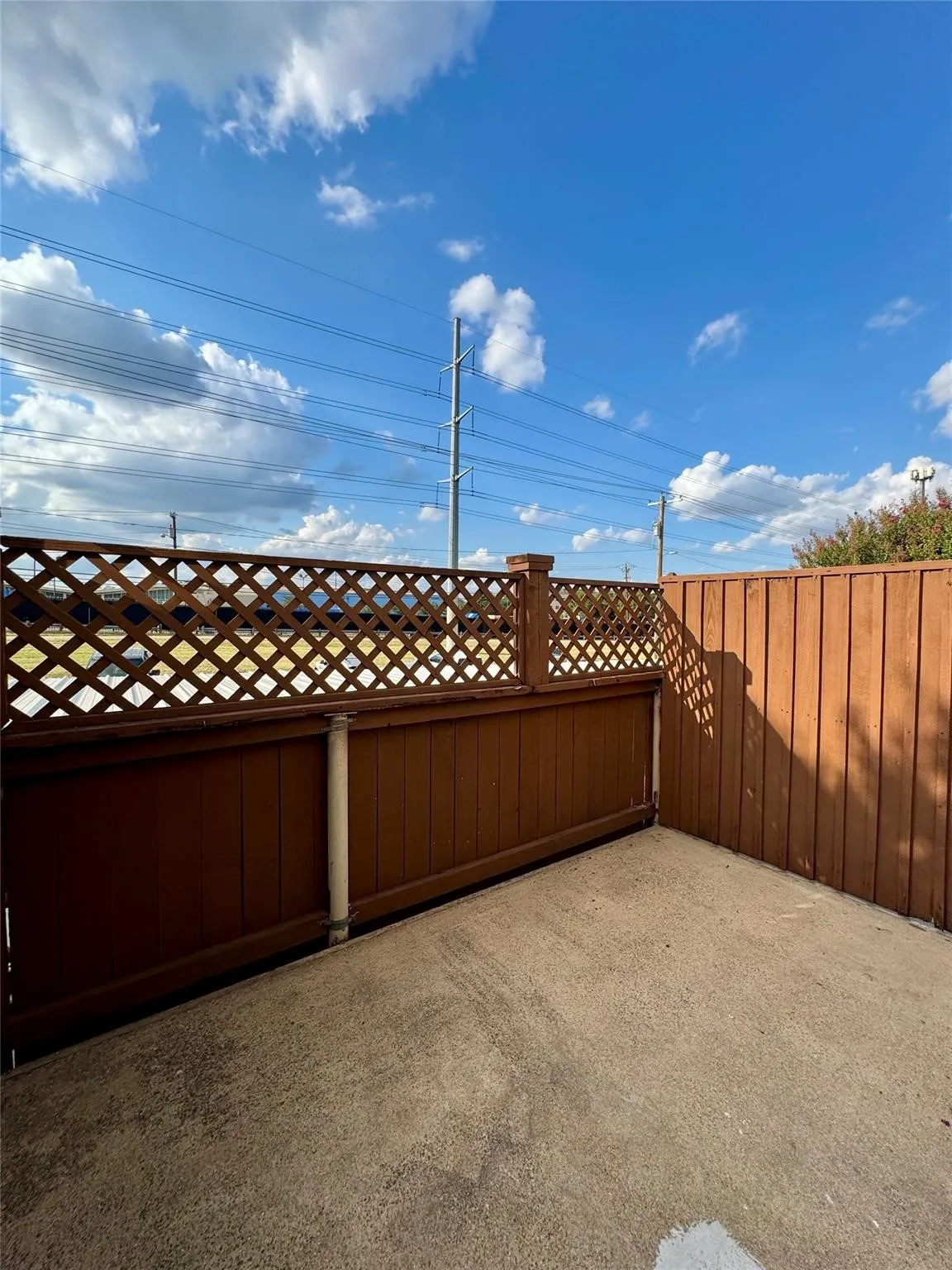 View of gate