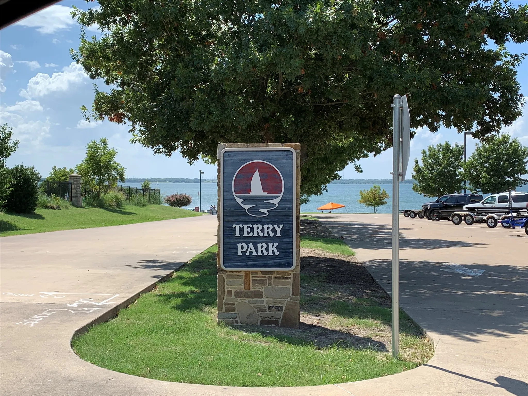 A few streets over is the lake & park