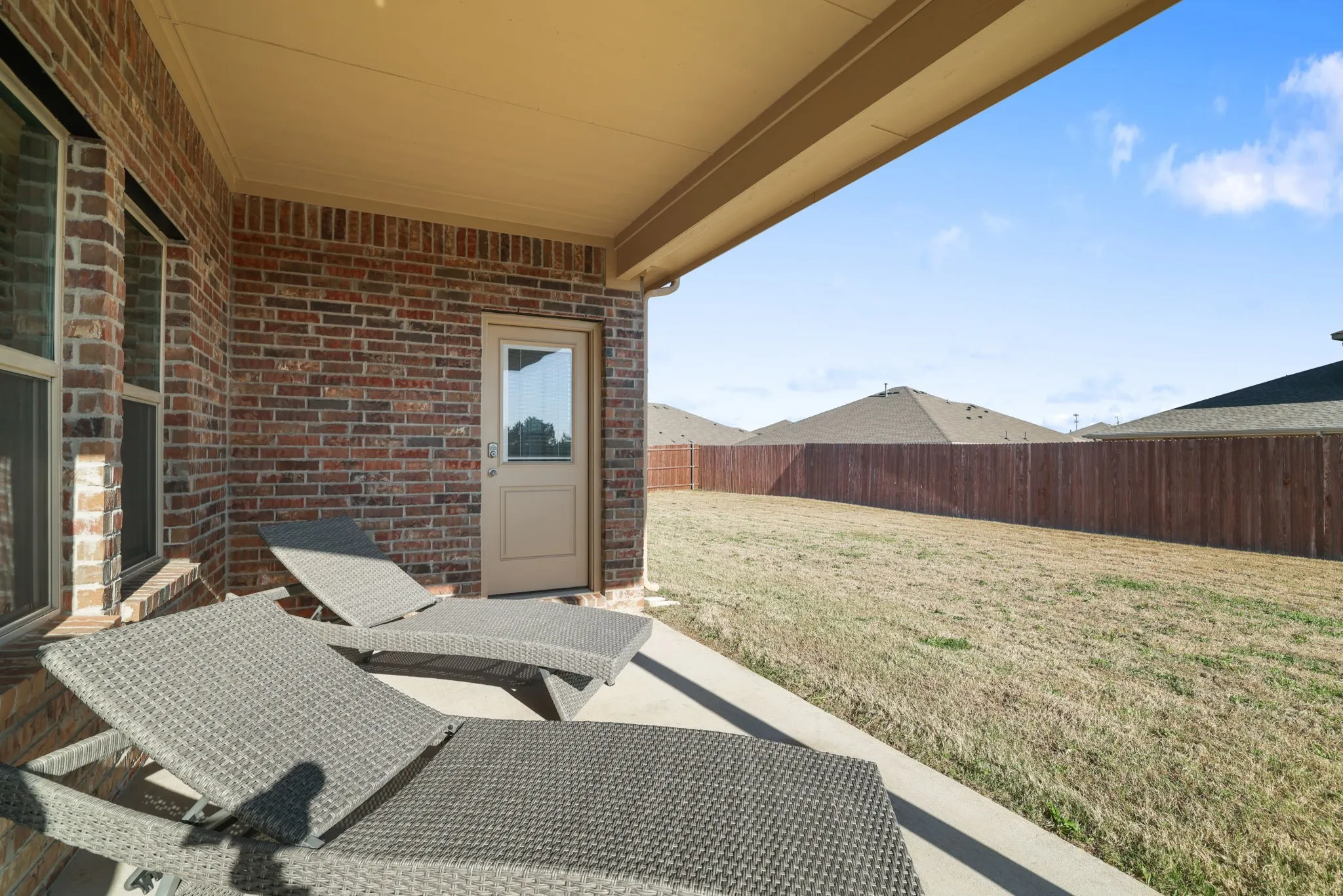 View of patio
