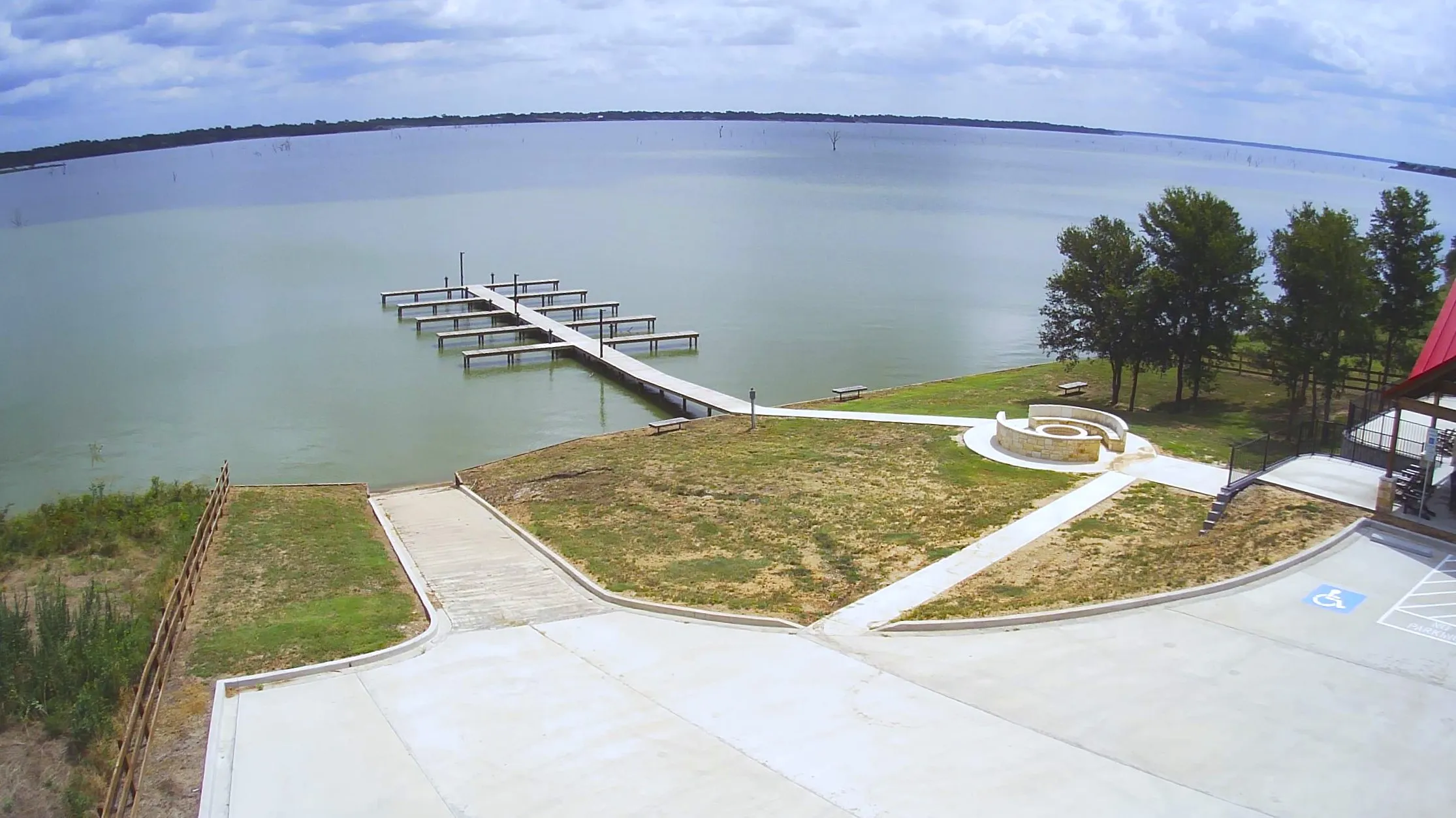 Boat ramp.
