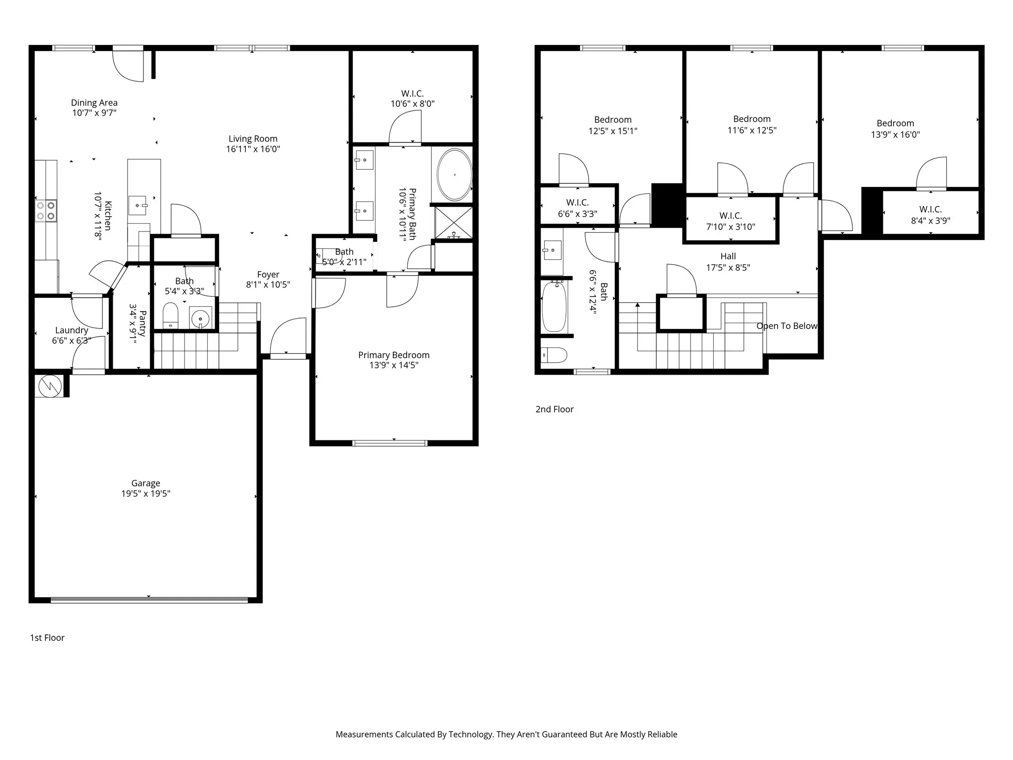 View of floor plan / room layout