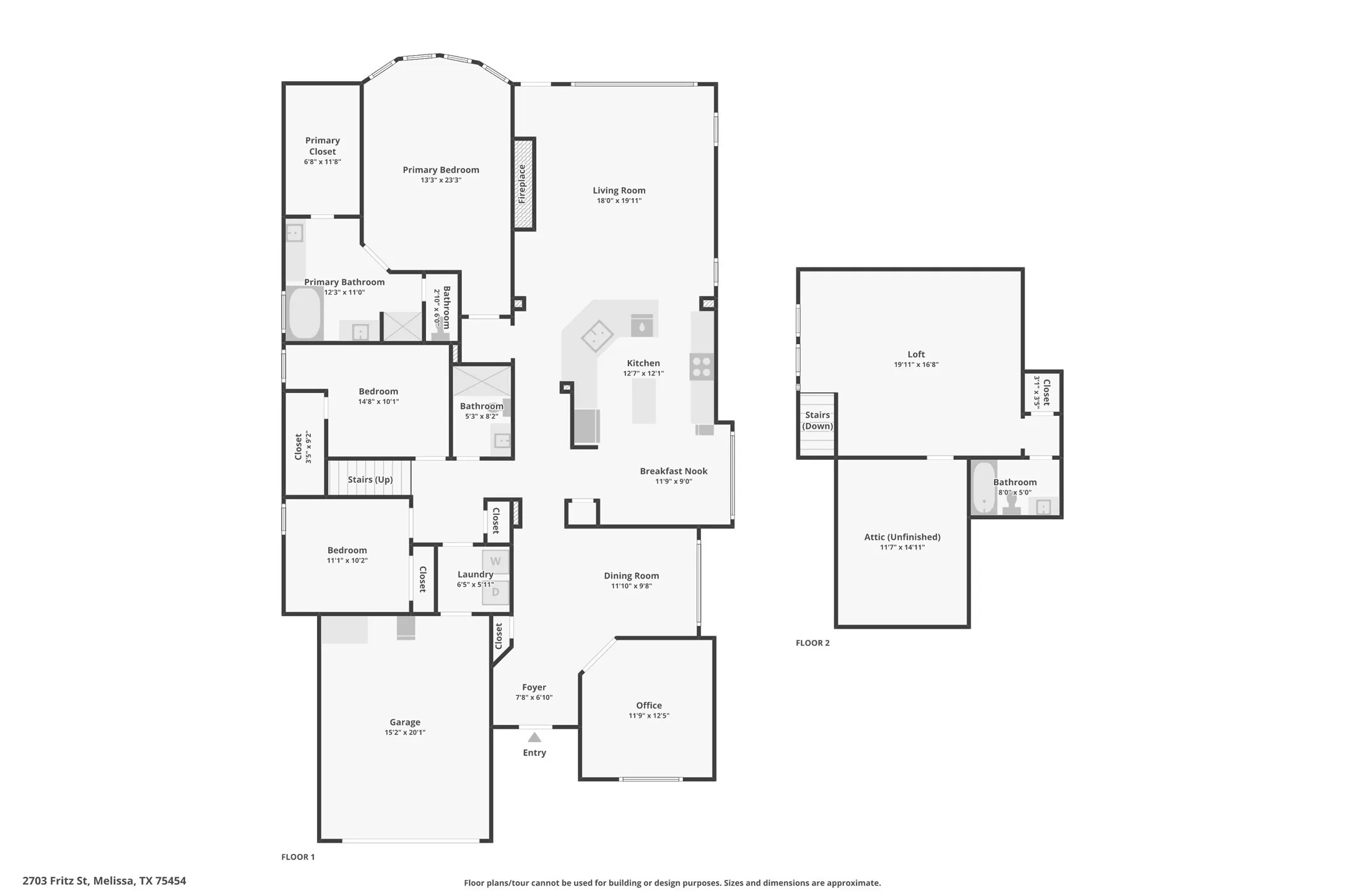 View of home floor plan