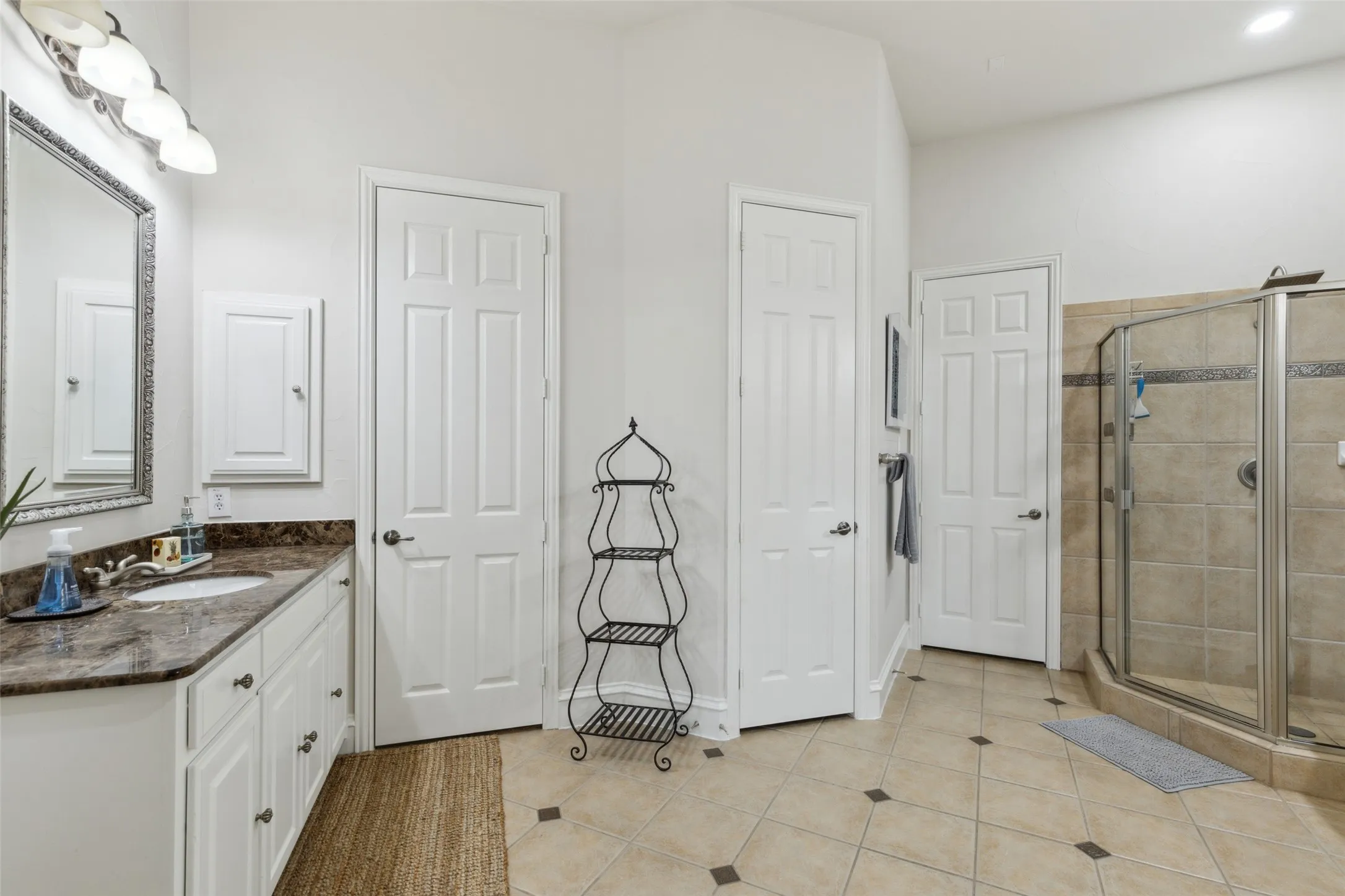 Vanity #2, dual separate closets, toilet room