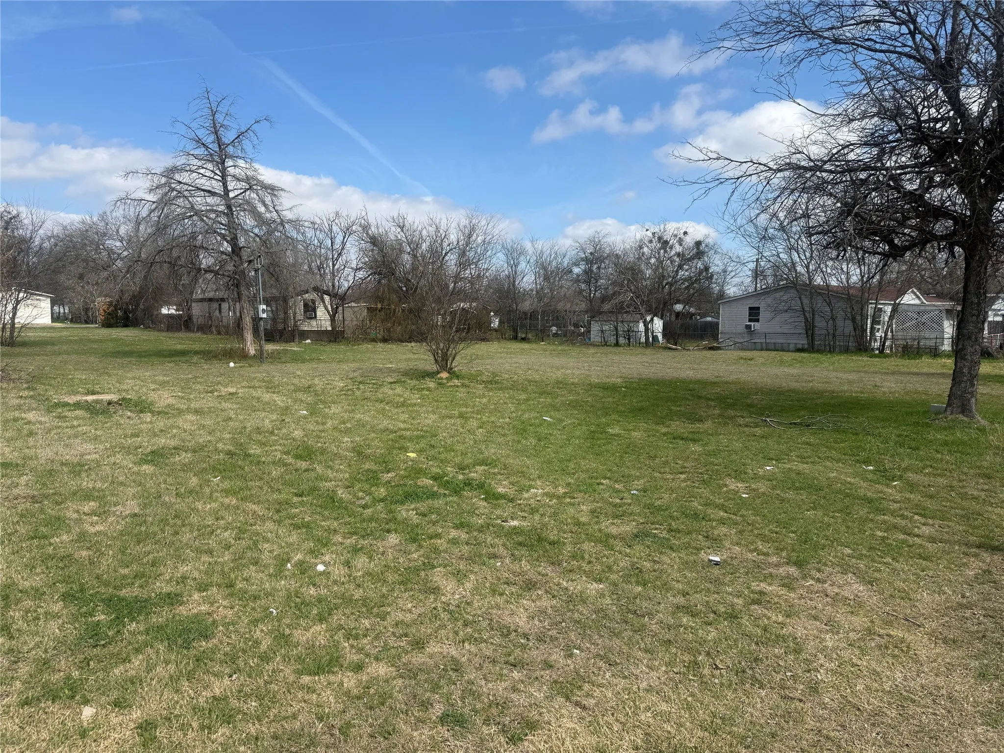 View of green lawn