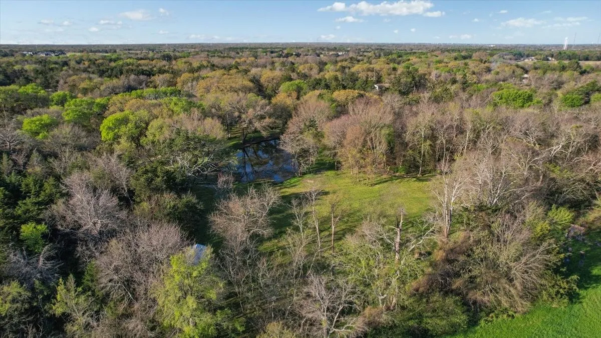 Nestled in the woods for privacy