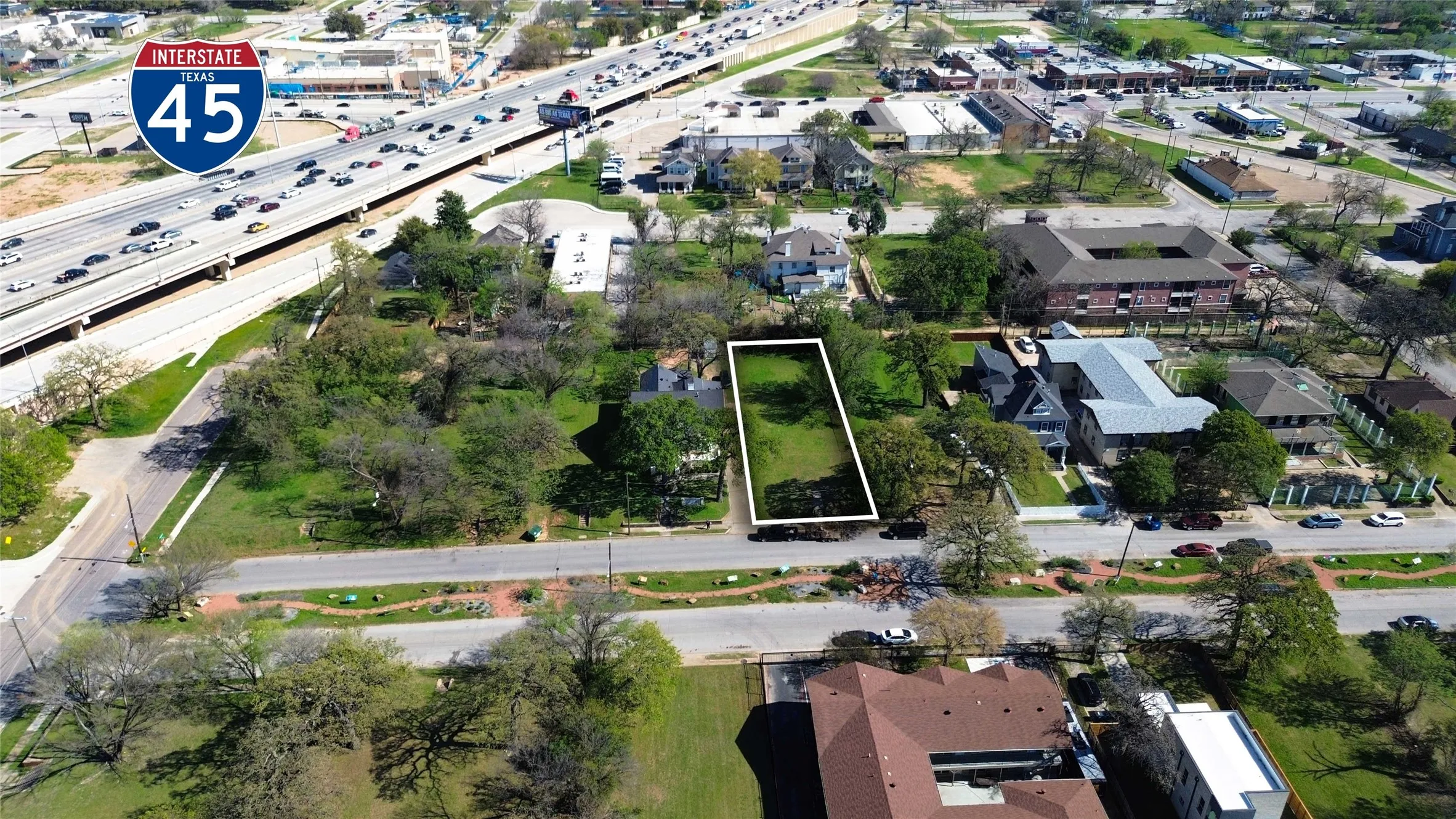 View of property location featuring property parcel outlined