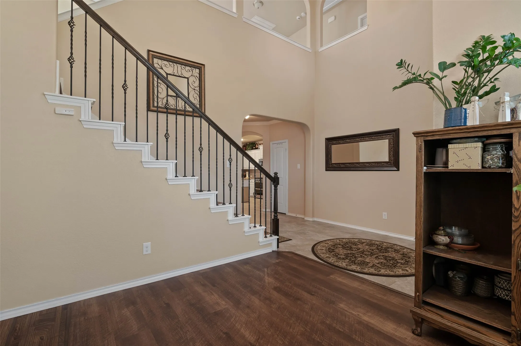 Dining room off entry could be used as sitting room, office or secondary living room