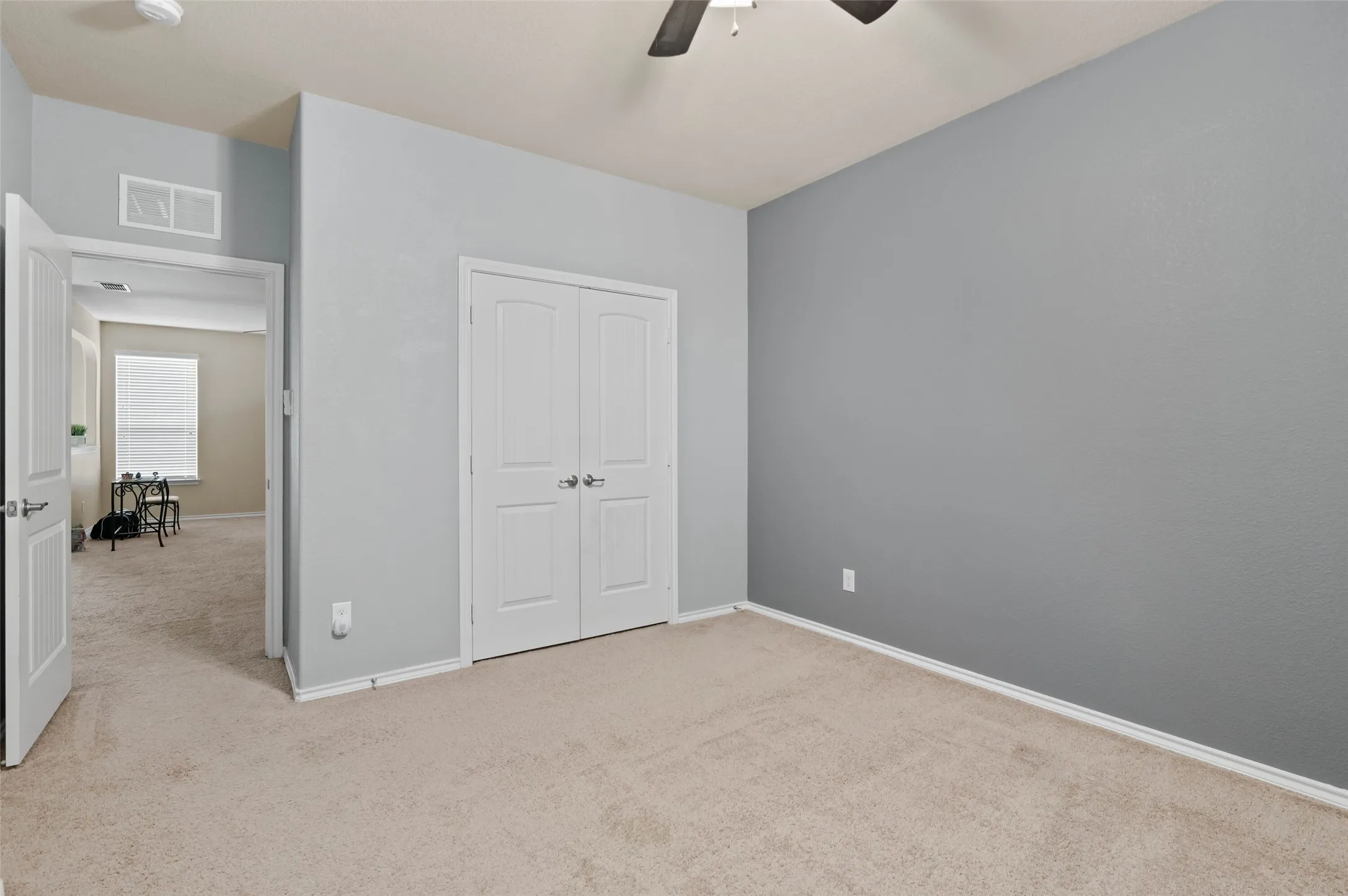 Upstairs bedroom looking toward game room
