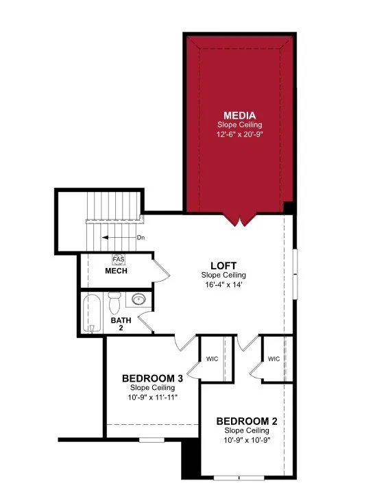 Beazer Homes Brookville Estates Avalon Floorplan.