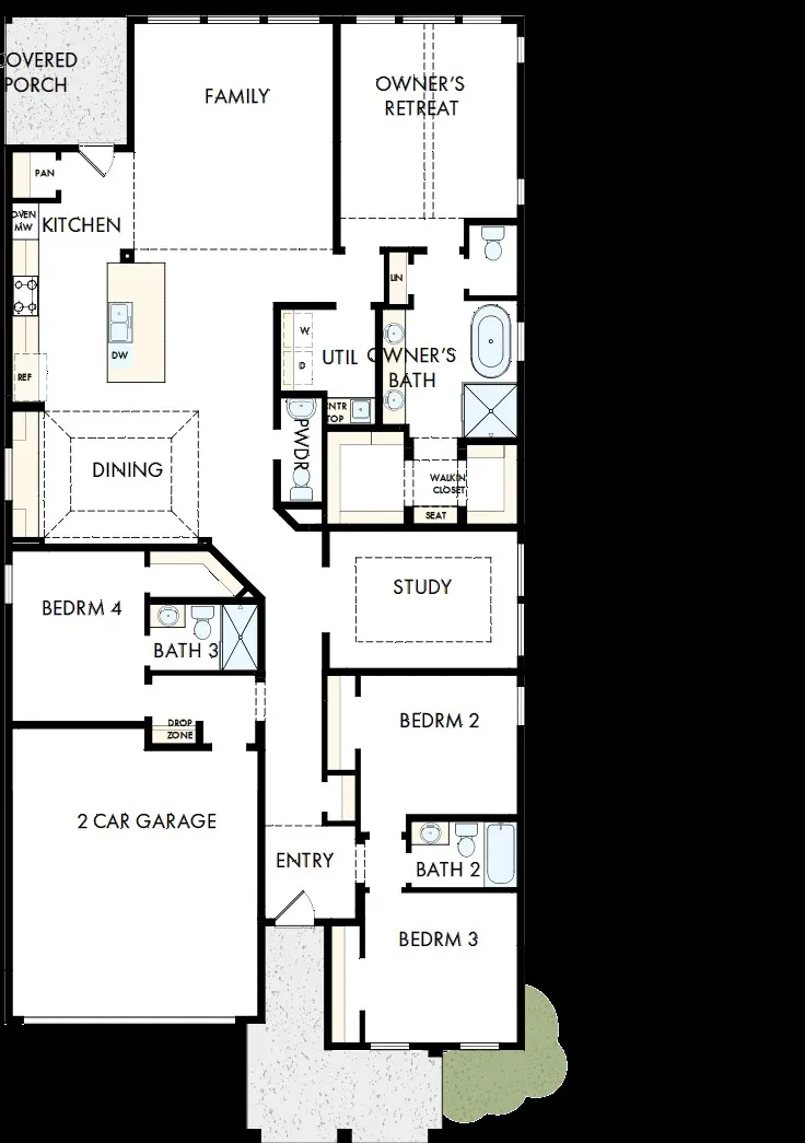 View of home floor plan