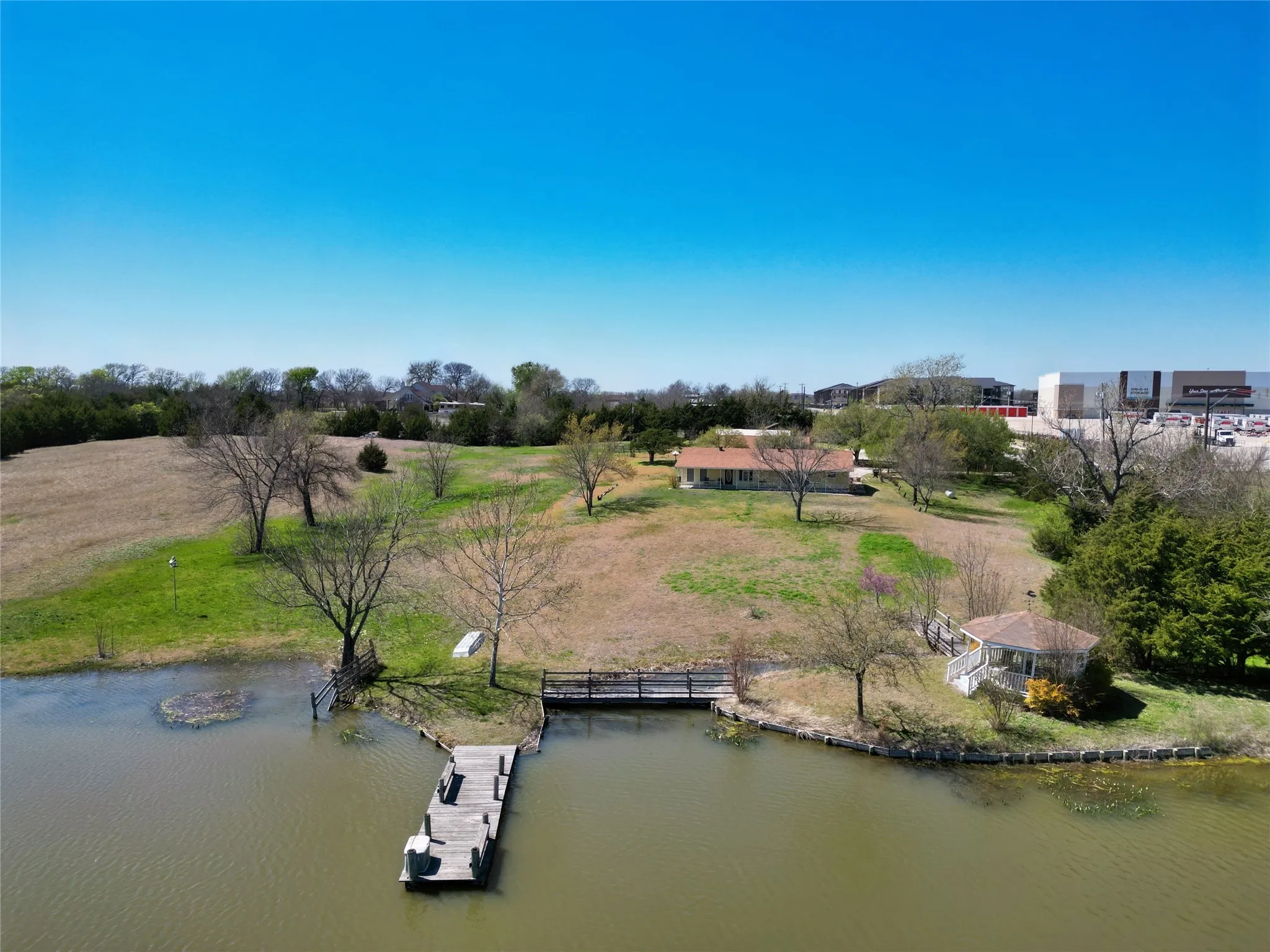 Fishing Dock and Gazebo