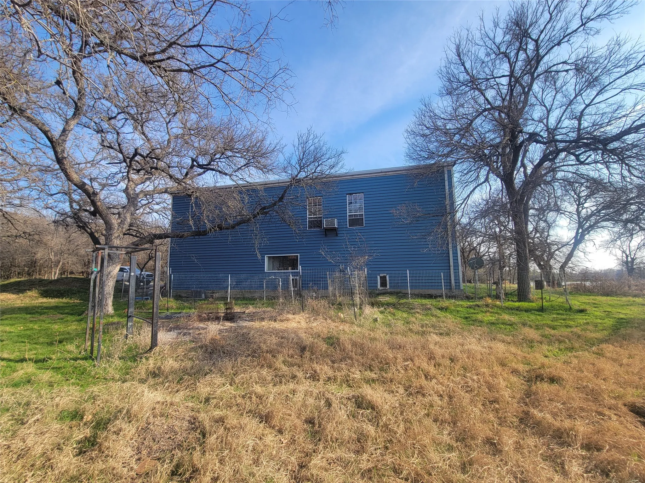 Rear view of property