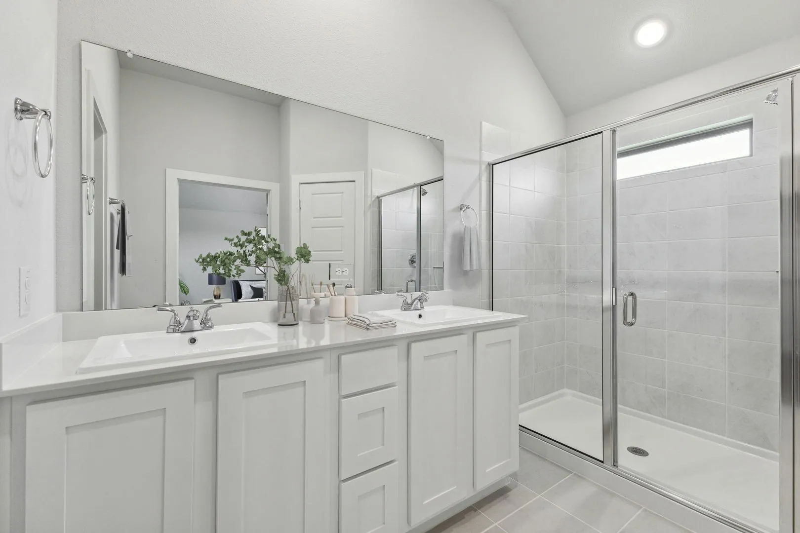 Primary bathroom in the Amber home plan by Trophy Signature Homes – REPRESENTATIVE PHOTO
