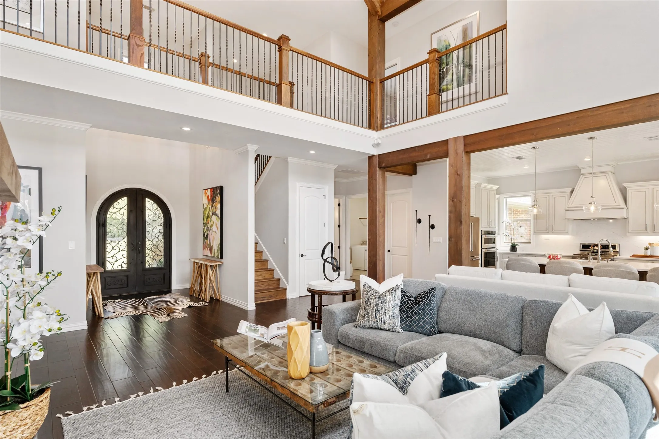 Living space with open floor plan