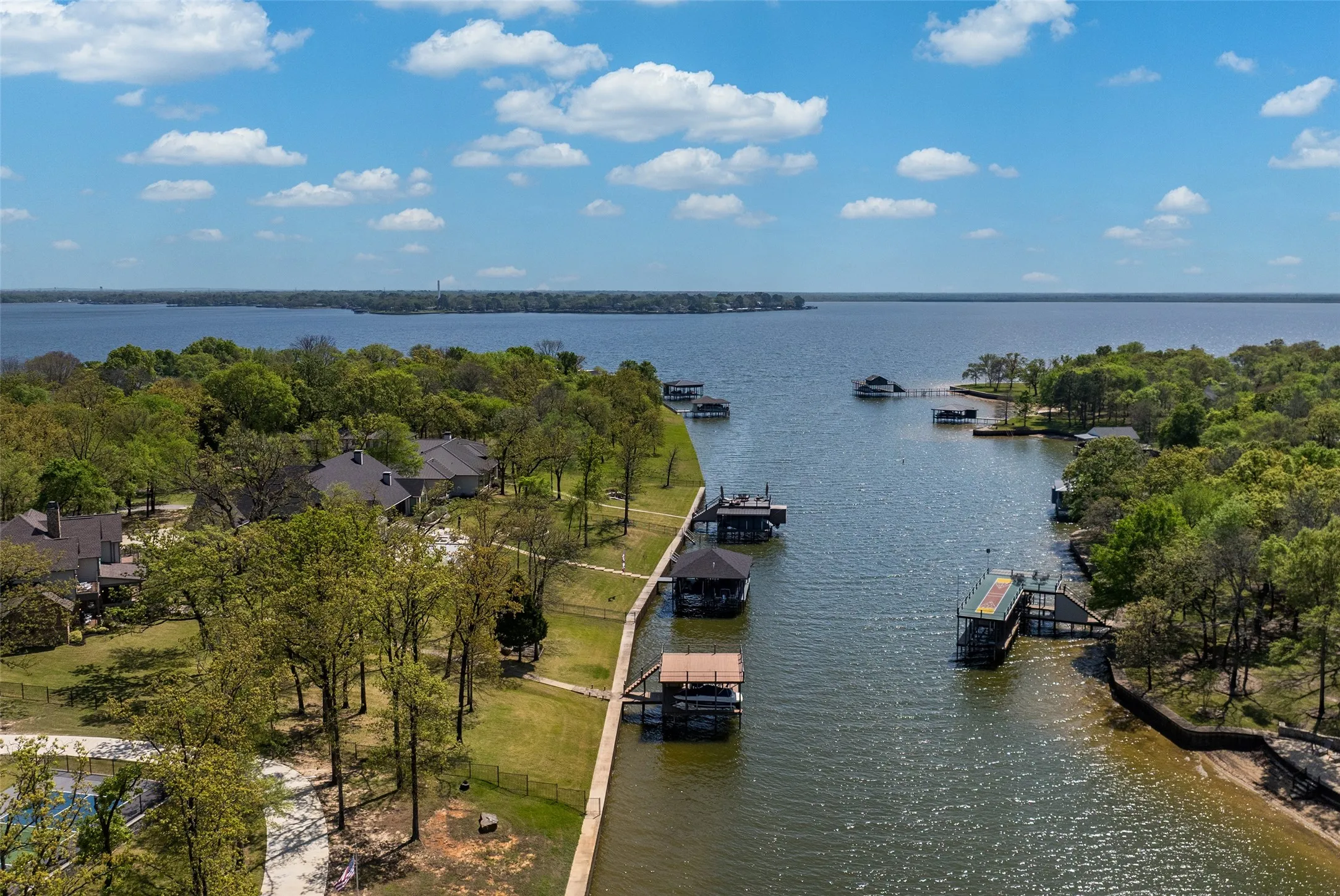 Wide Channel View to open water