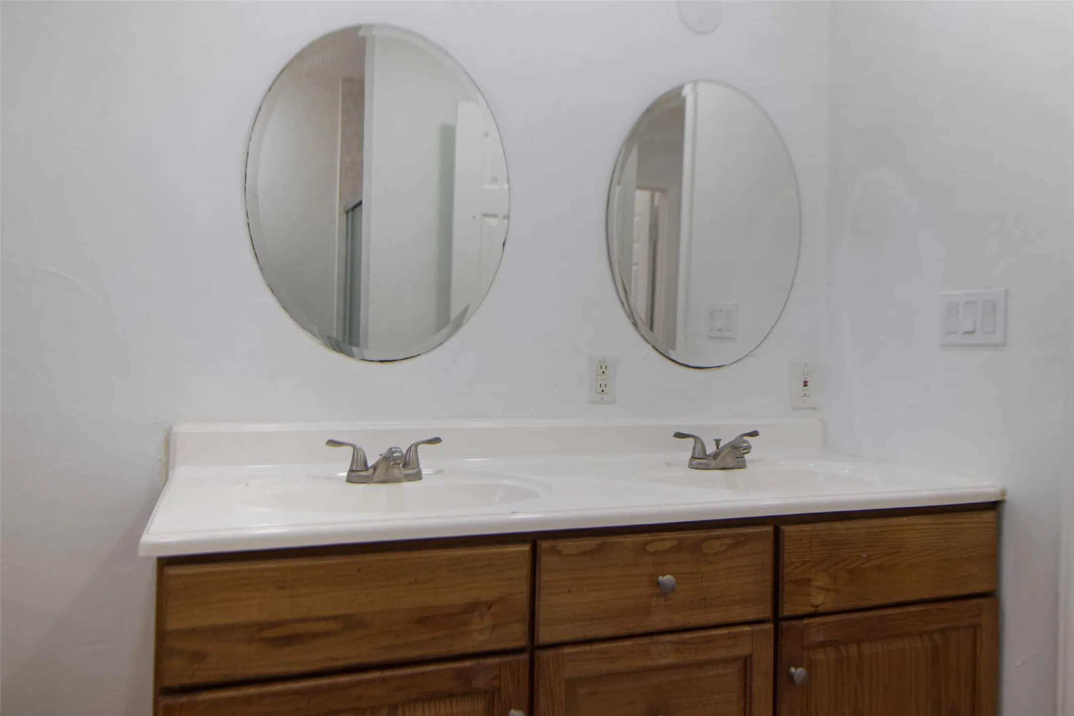 Bathroom with double vanity