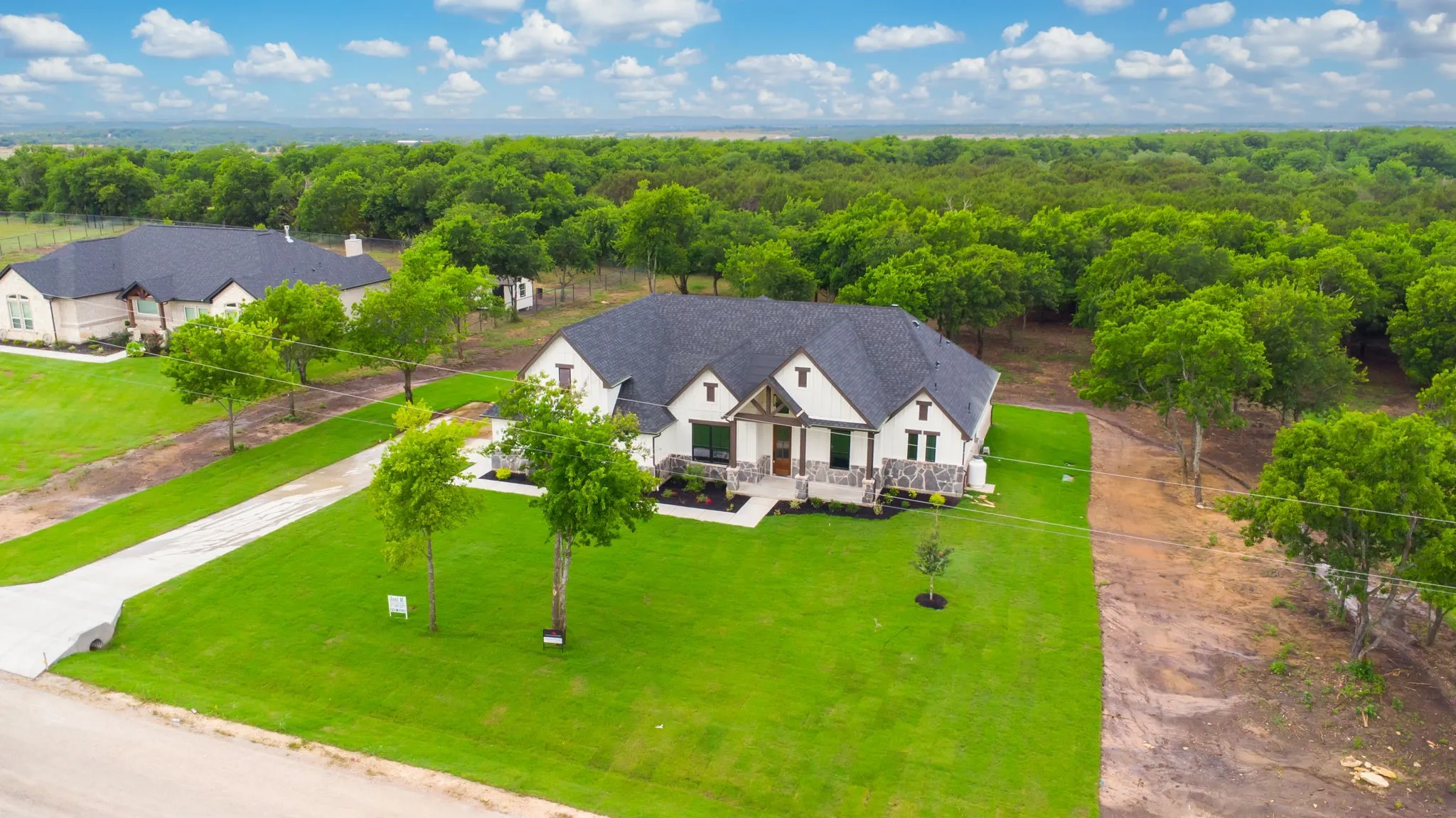 Lots of trees on this one acre tract
