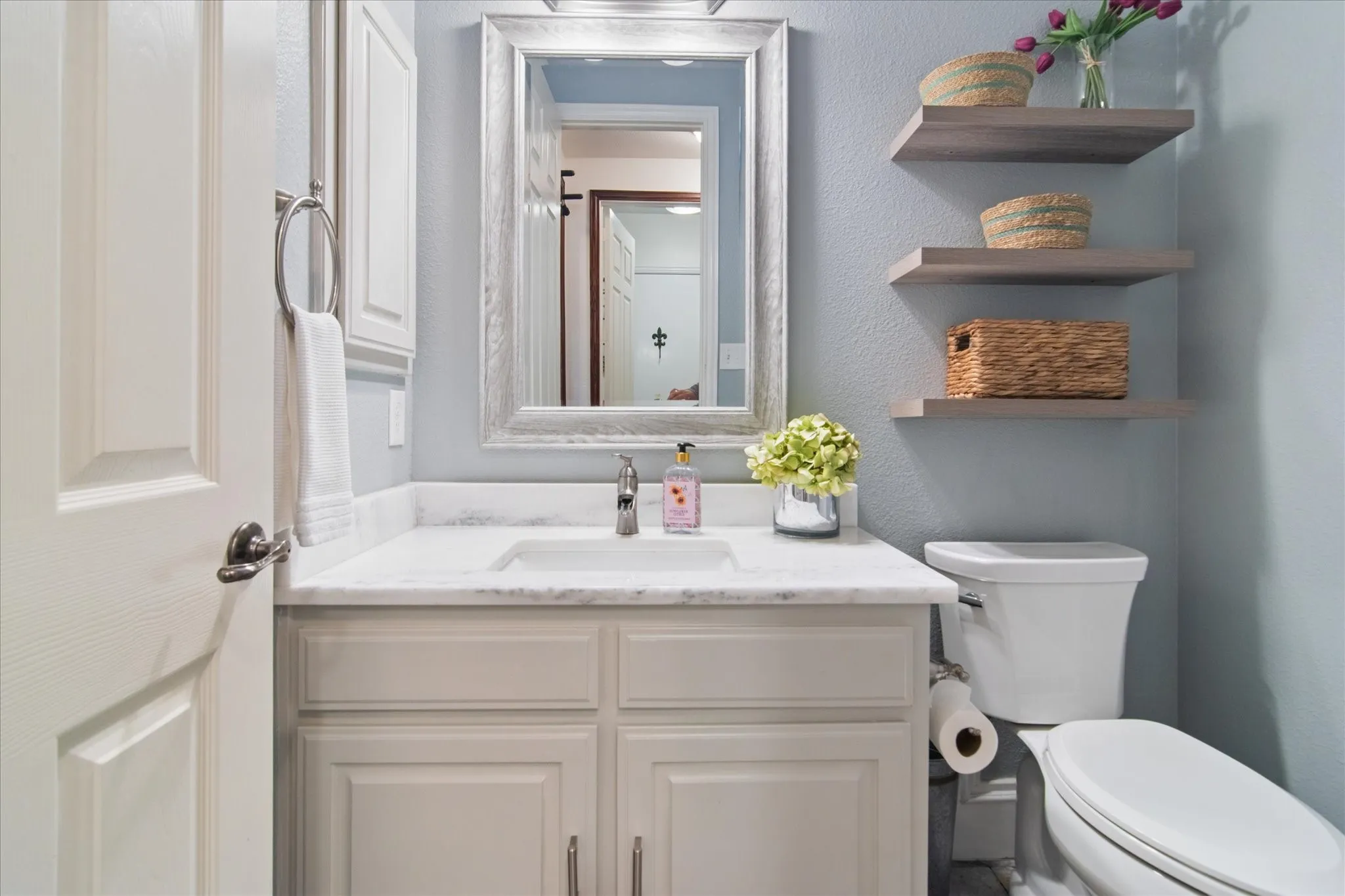 Downstairs powder bath.