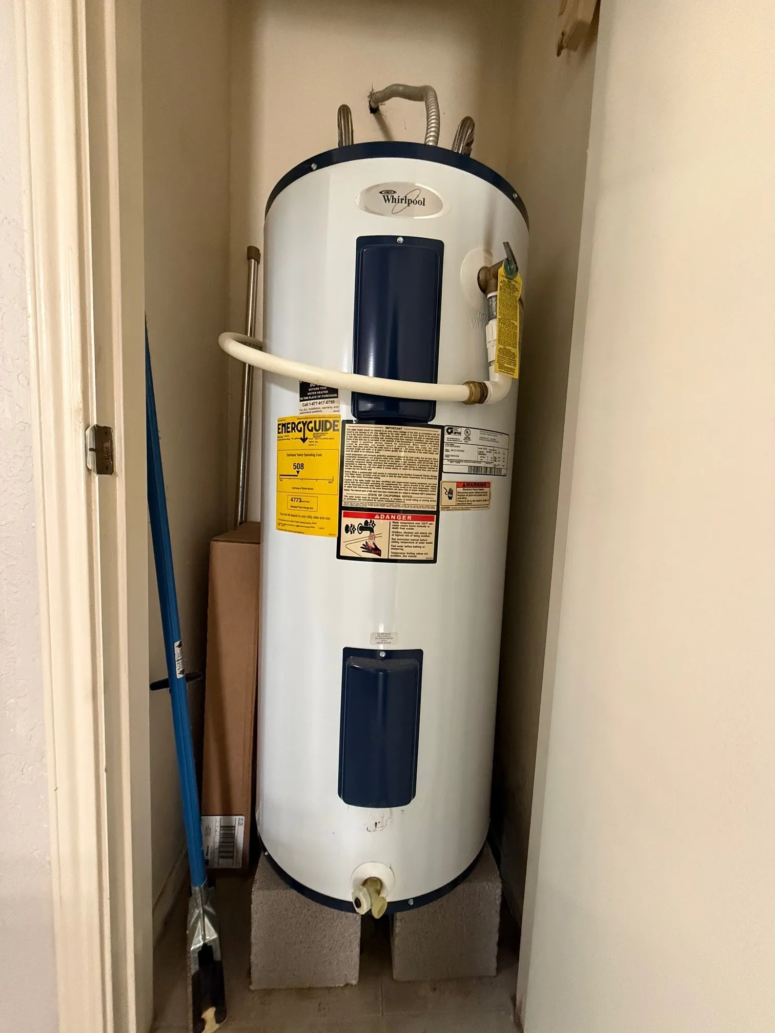 Utilities featuring water heater