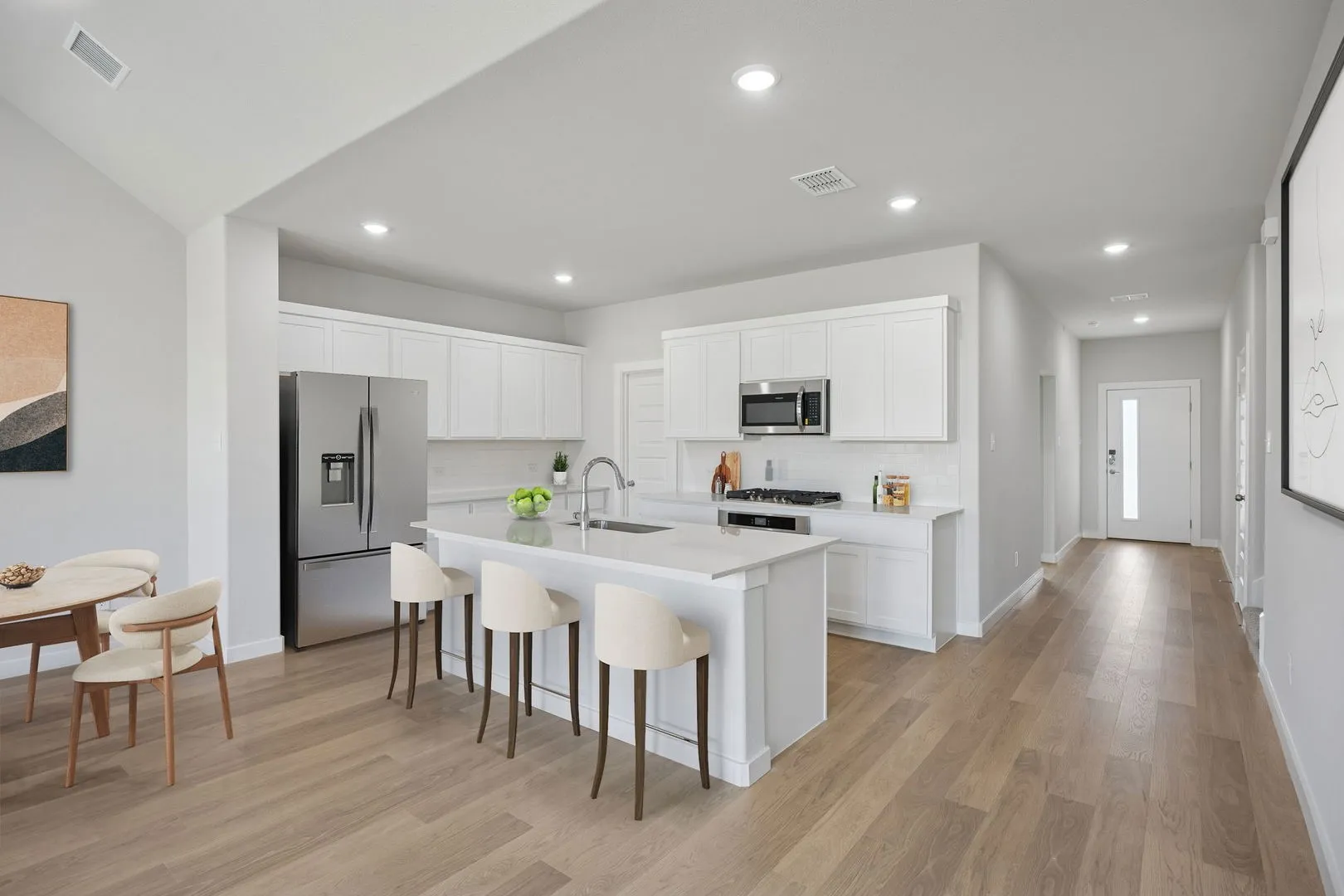 Kitchen in the Masters home plan by Trophy Signature Homes – REPRESENTATIVE PHOTO