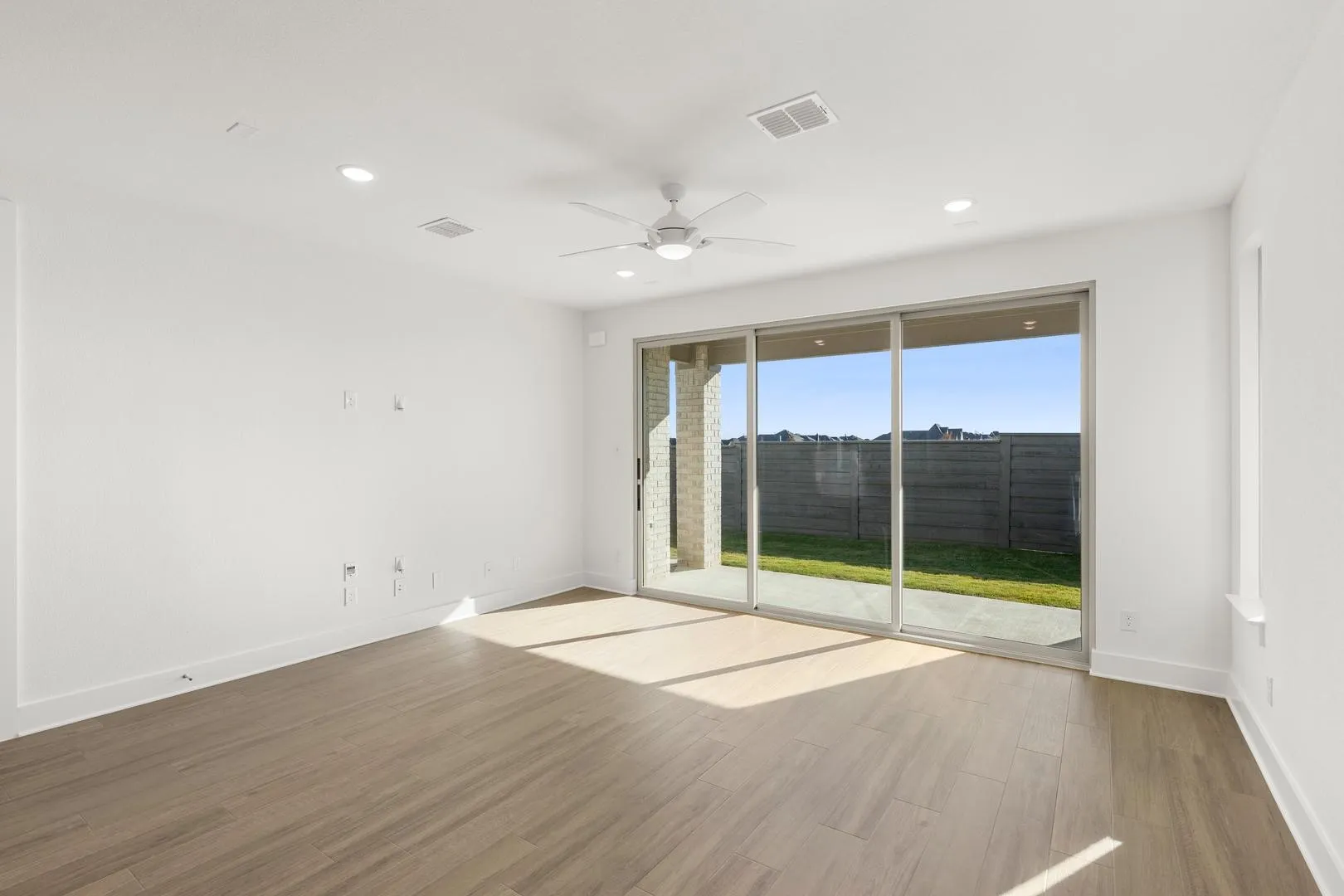Sliding glass doors