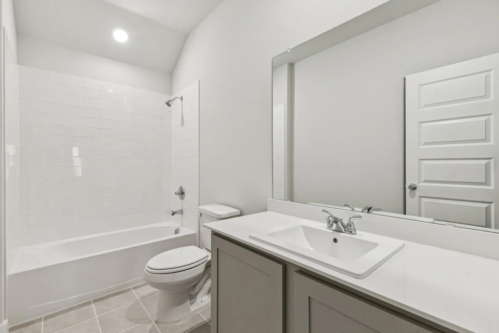 Bathroom in the Oscar home plan by Trophy Signature Homes – REPRESENTATIVE PHOTO