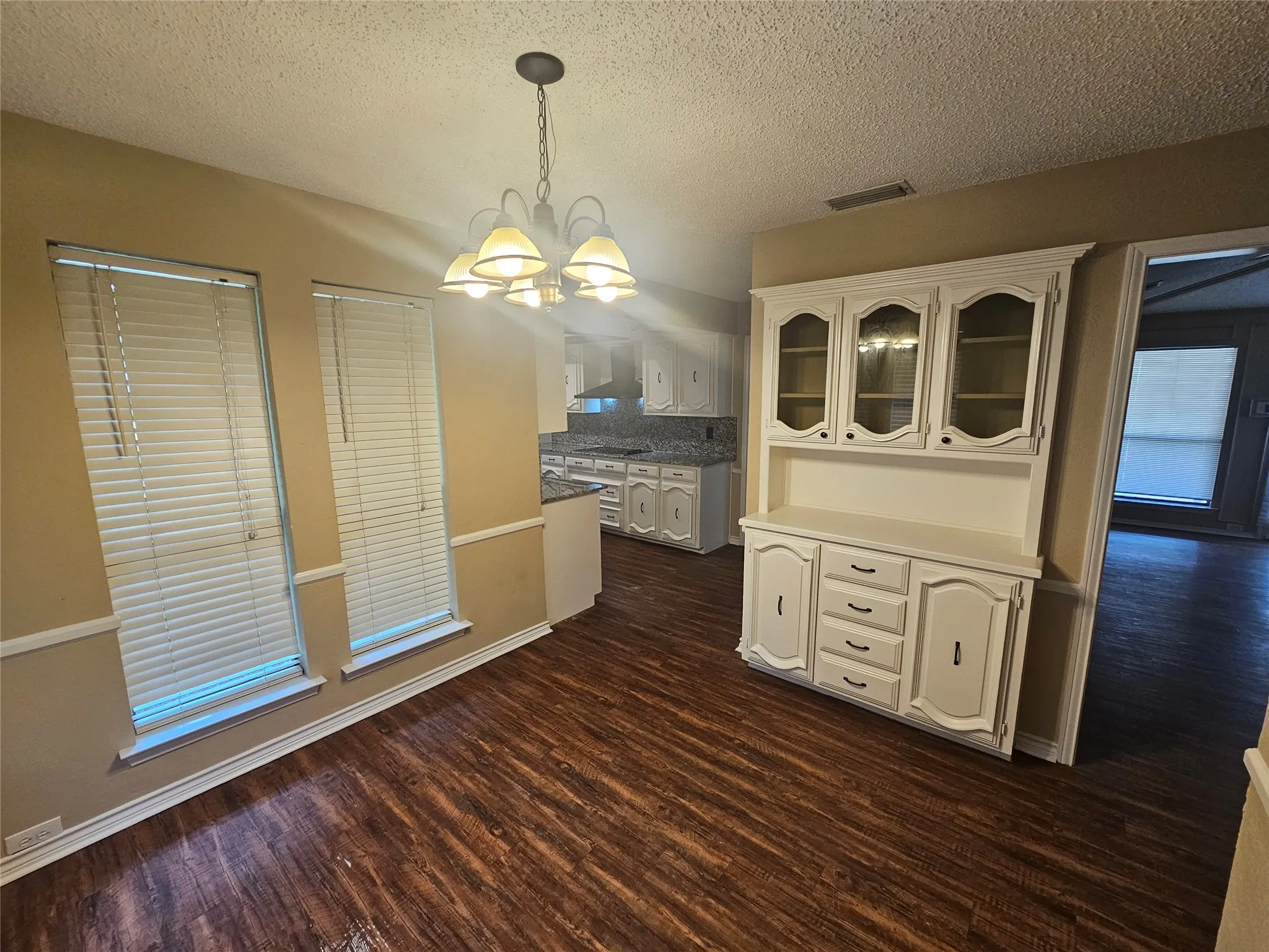Breakfast nook with built in hutch