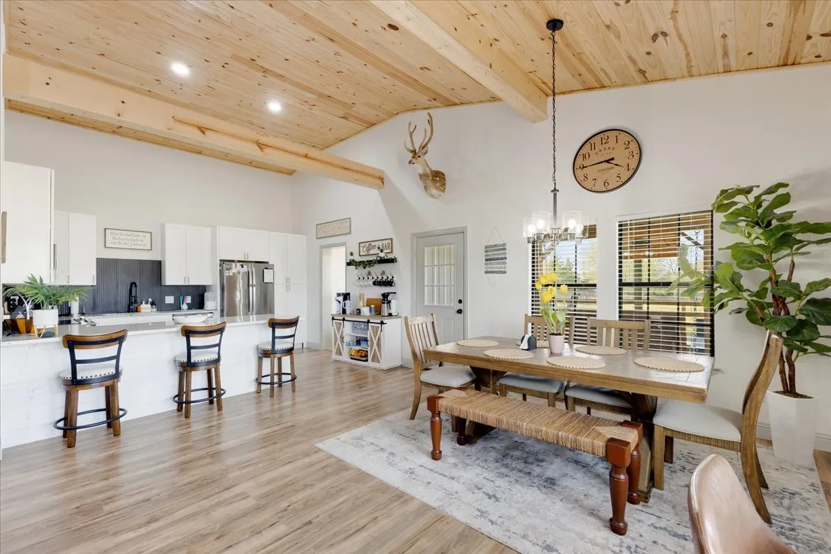 Kitchen flows seamlessly into open and airy dining area; 2nd home