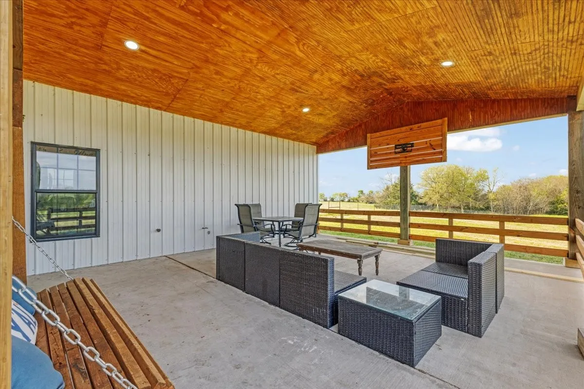20X20 covered back patio off 2nd home