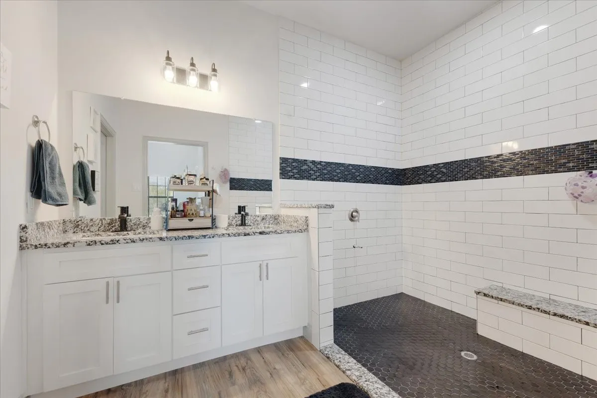 Master bathroom with HUGE WI shower; Lovely granite counters; 2nd home