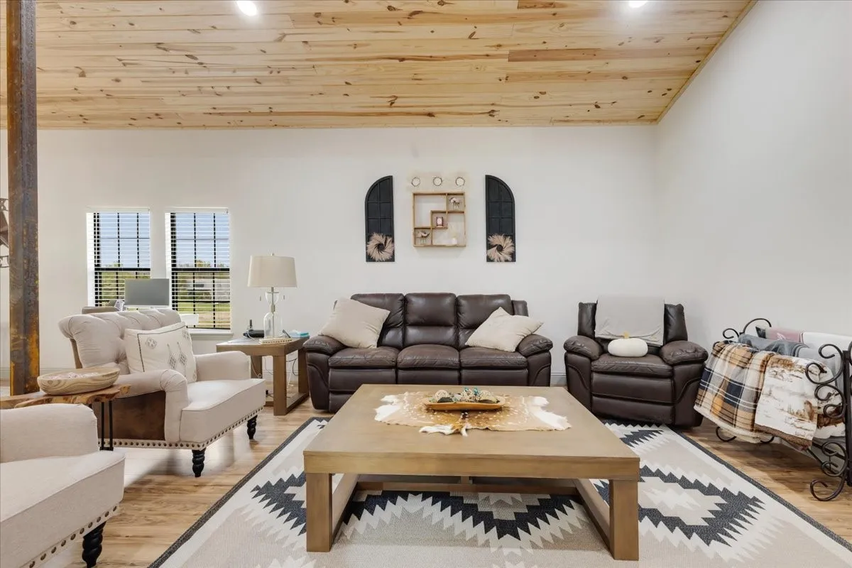 Spacious and cozy living area open to kitchen and dining area; 2nd home