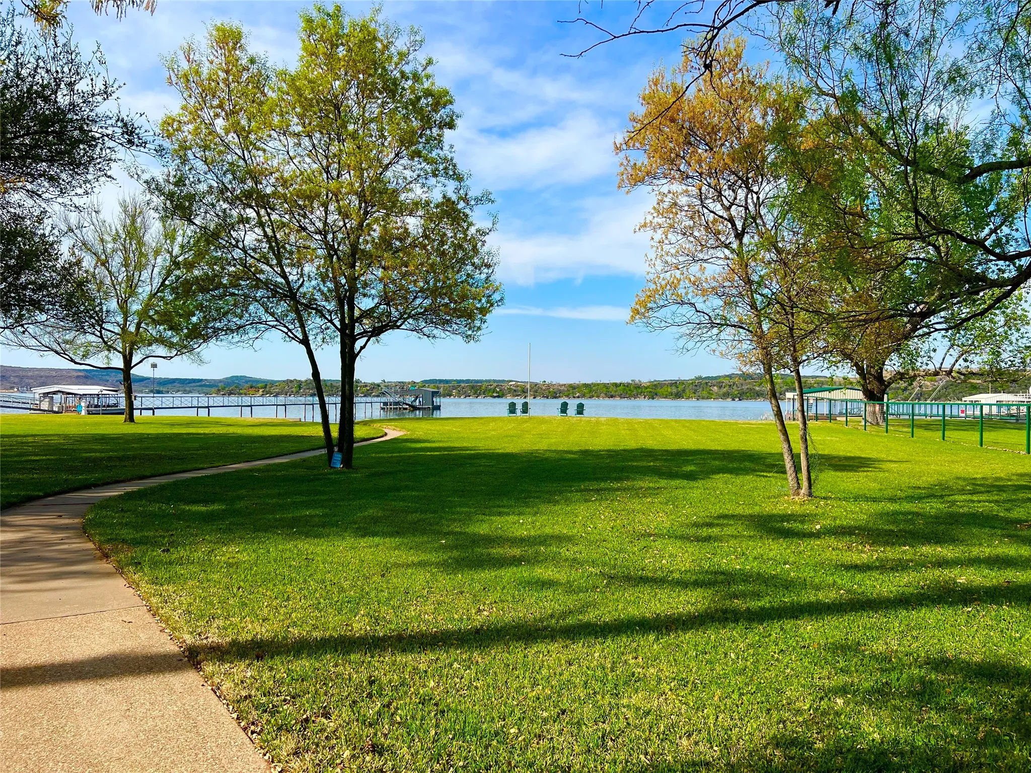 Large Grassy Yard for Yard Games and Lakeside Fun