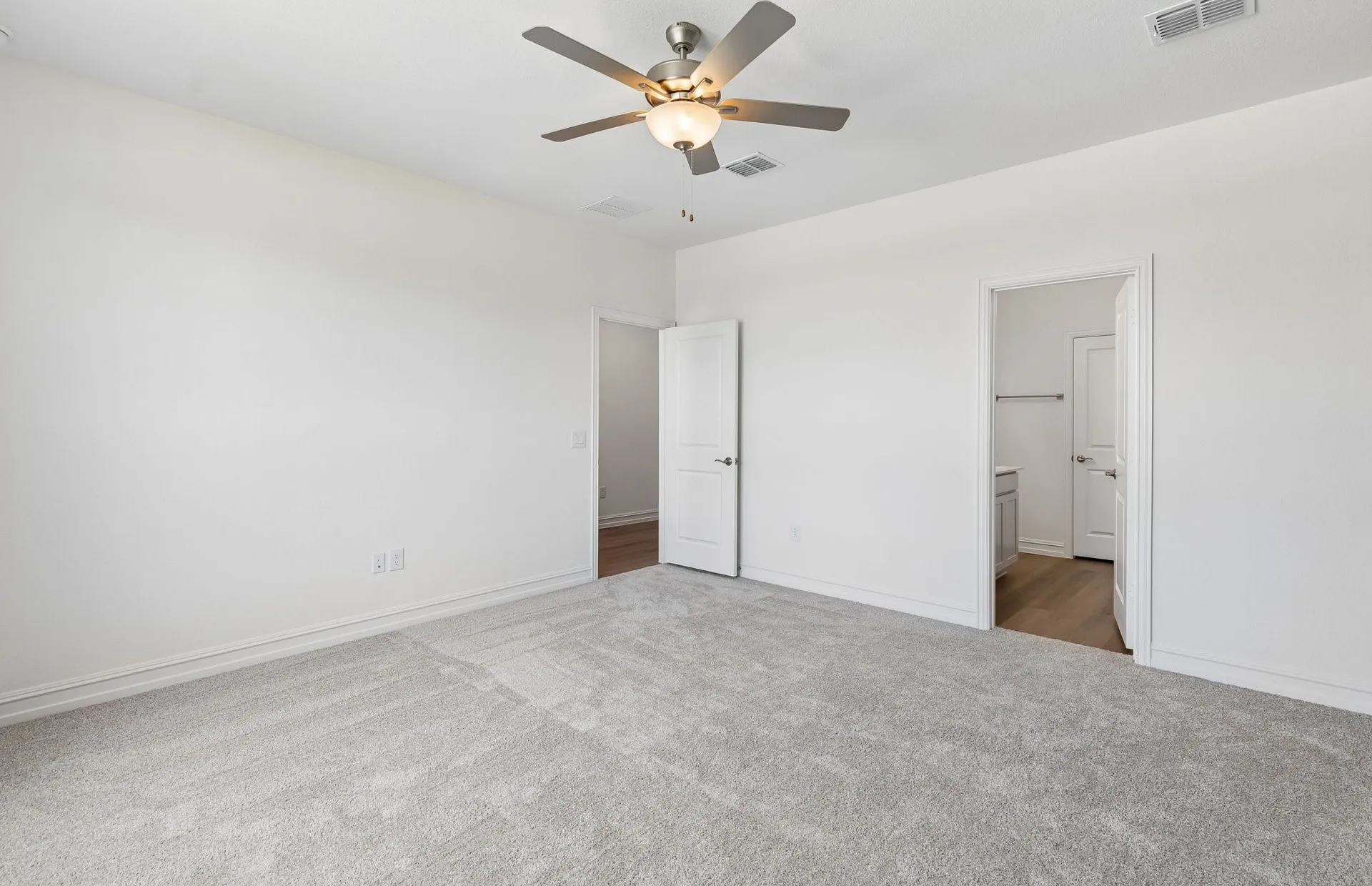 Spacious owners suite with private bath