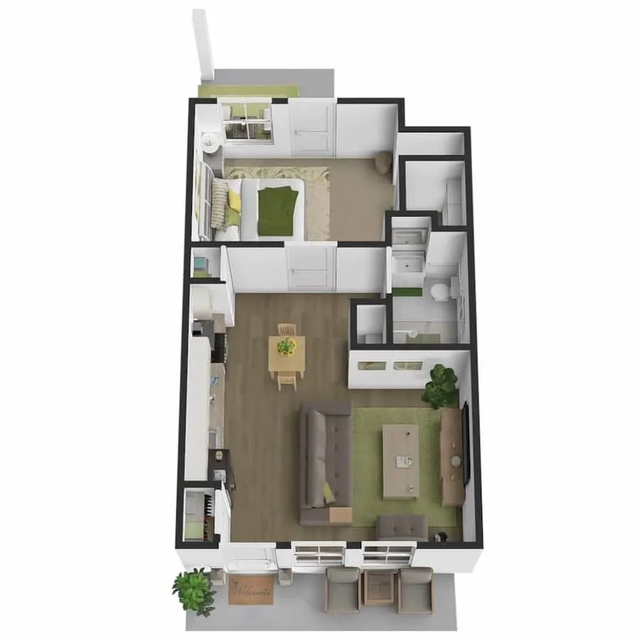 Studio Cottage Floor Plan