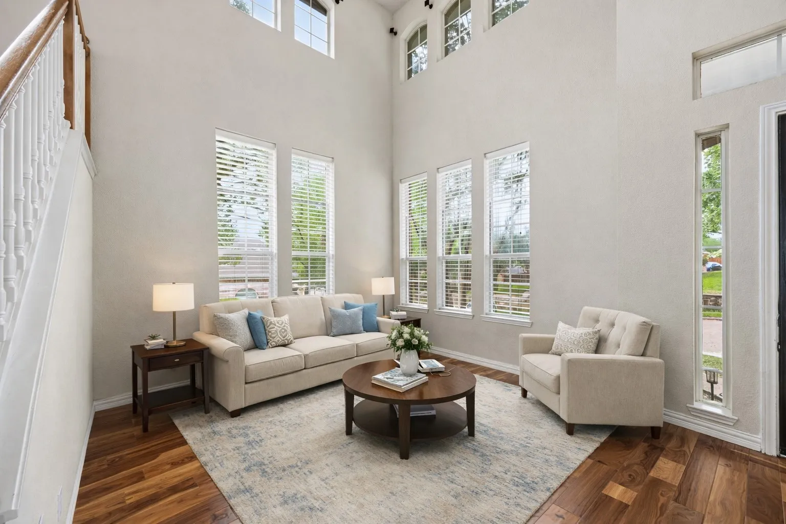 Living Room - virtually staged