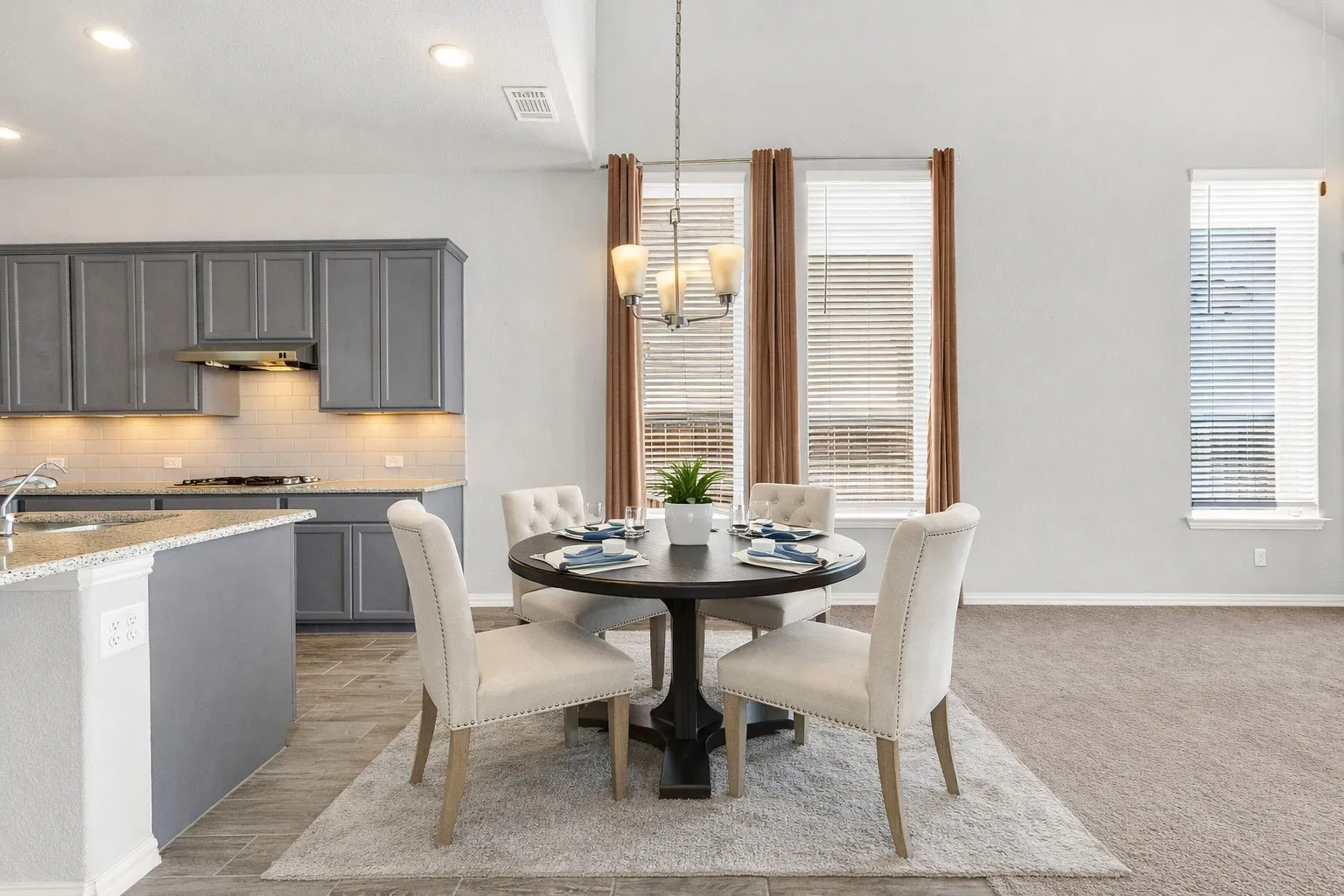 Breakfast Nook - virtually staged