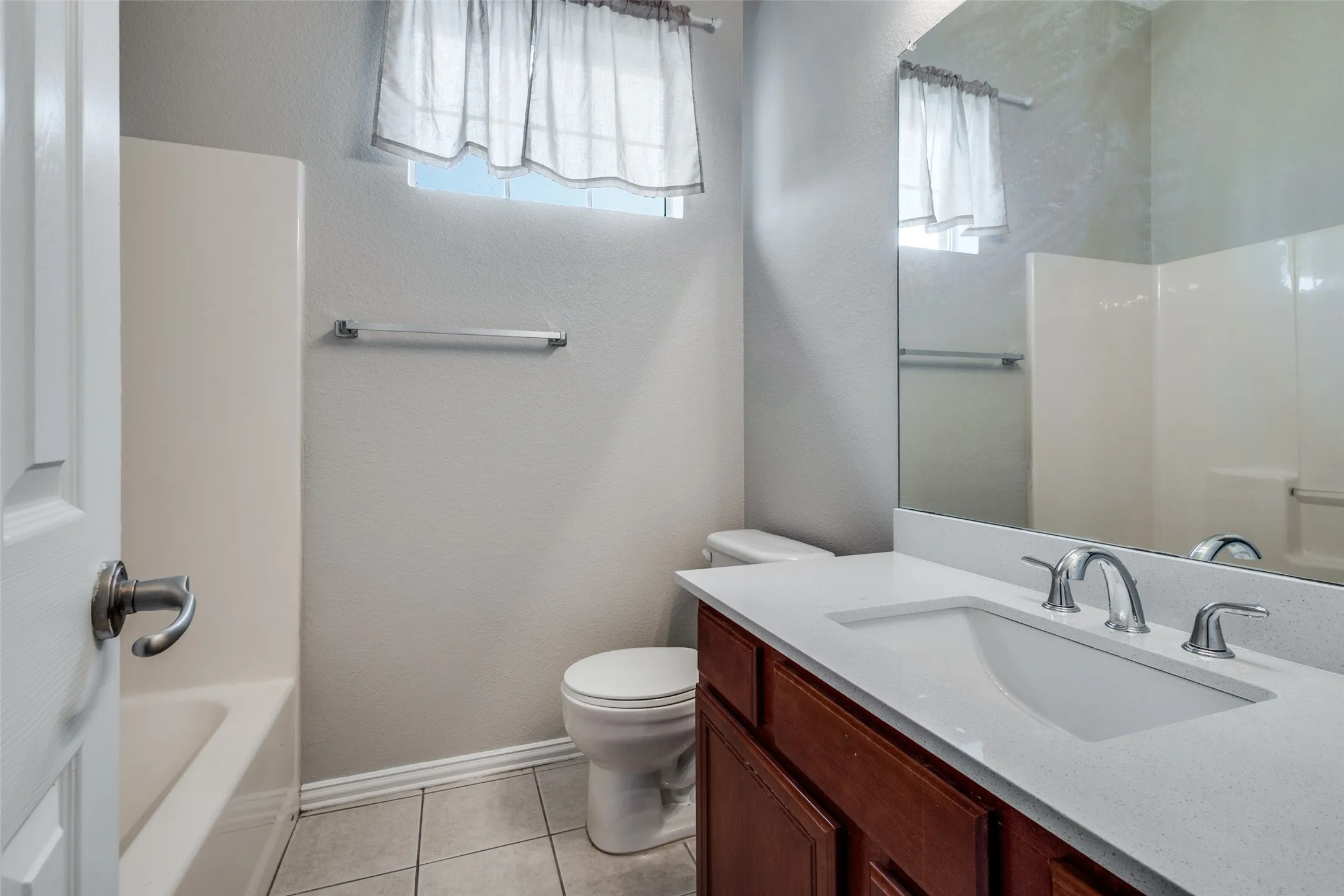 SECONDARY BATH~NEW SINK, COUNTER TOP & HARDWARE~
