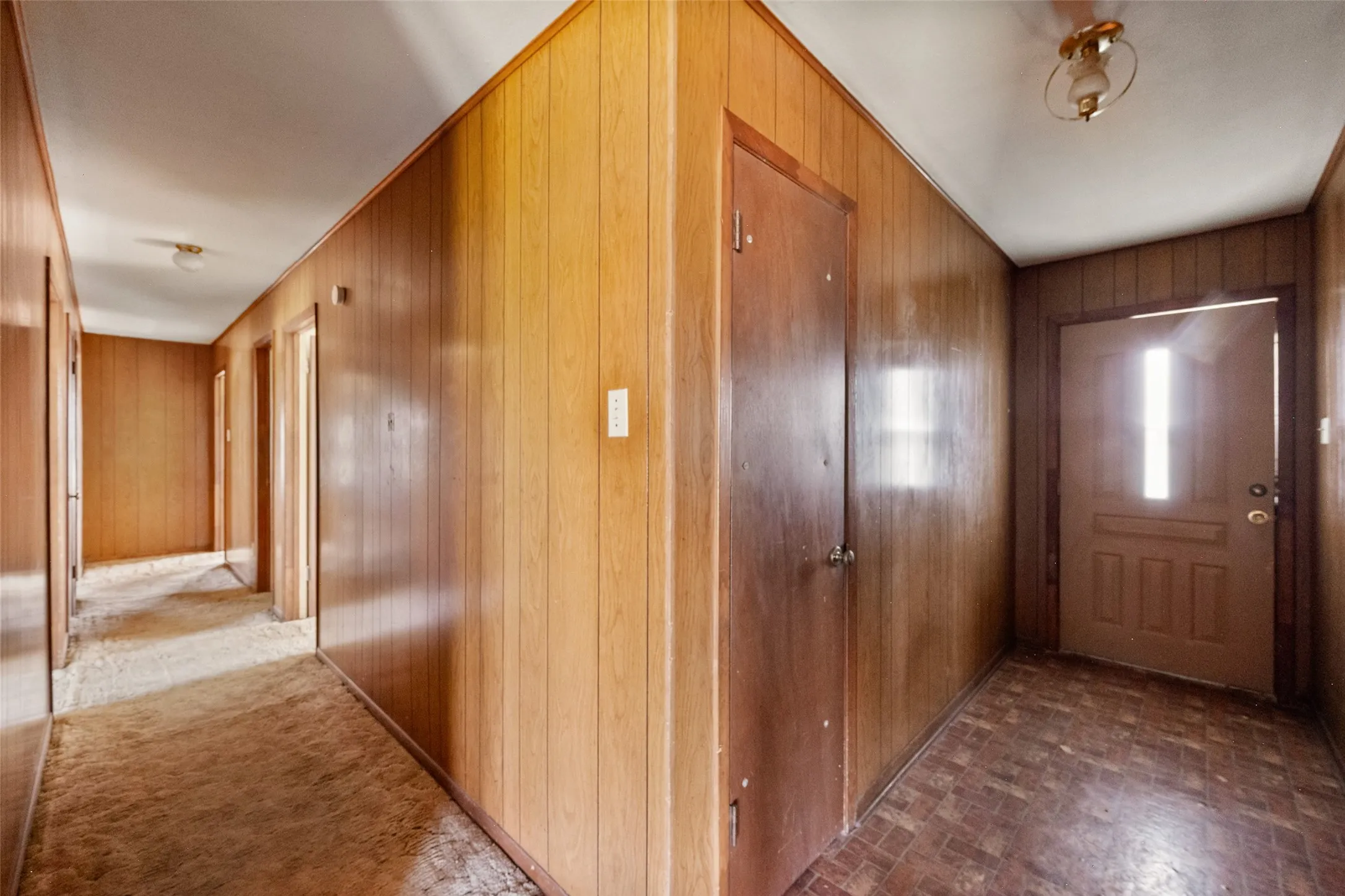 Front entry and hallway