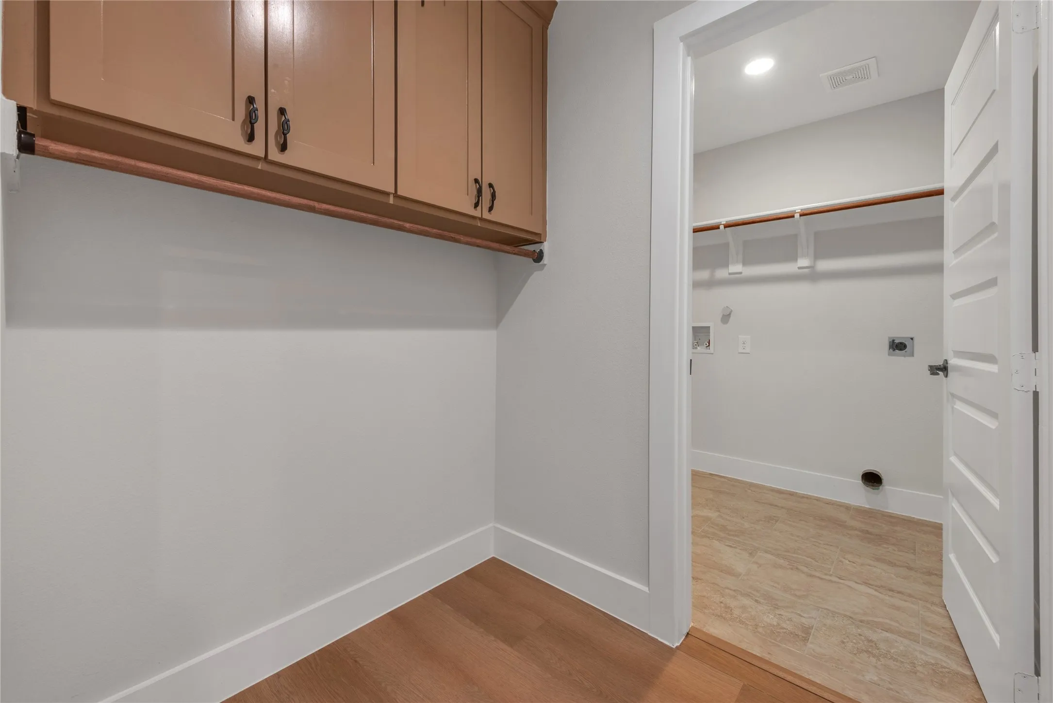 Mud room off garage