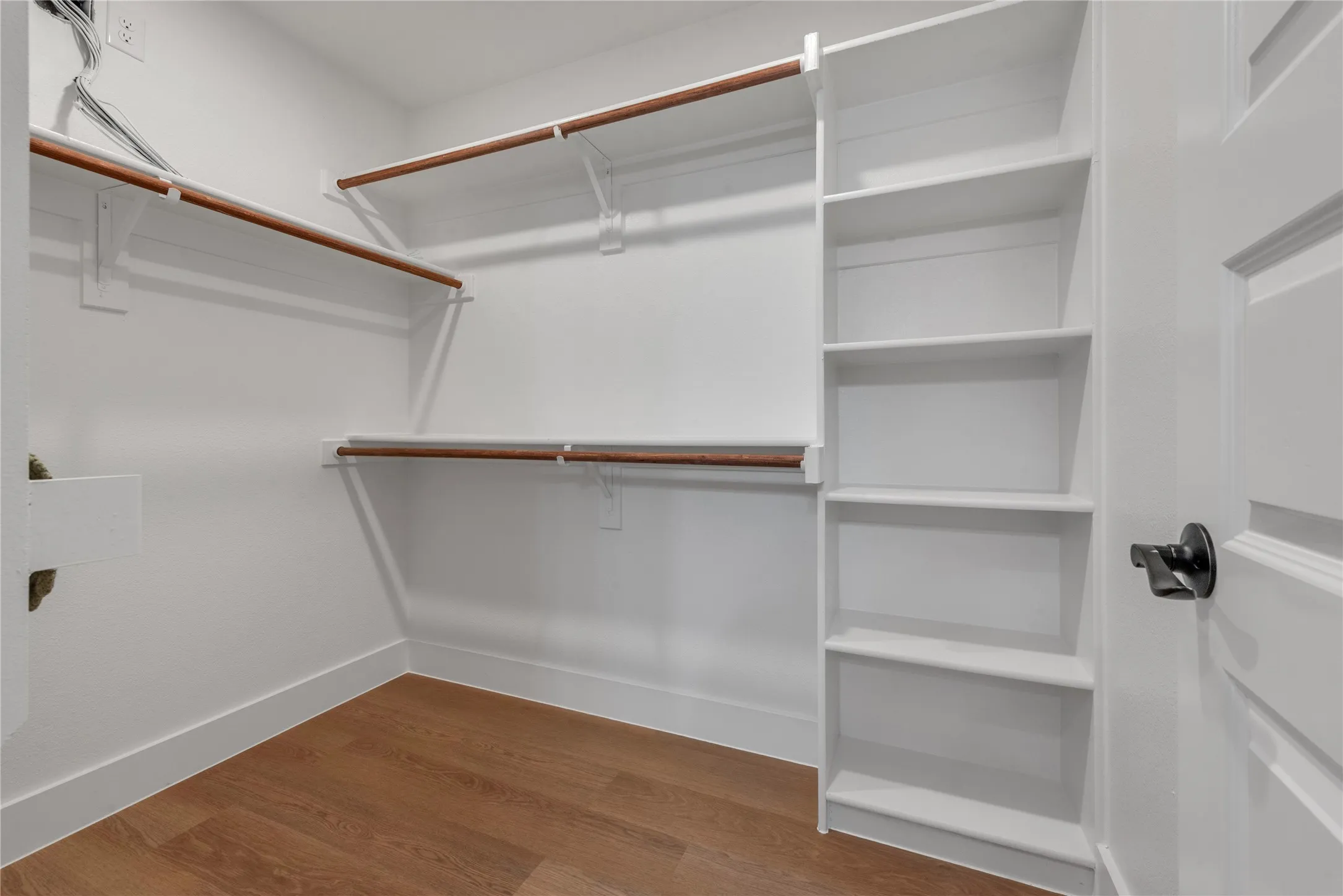Large master closet