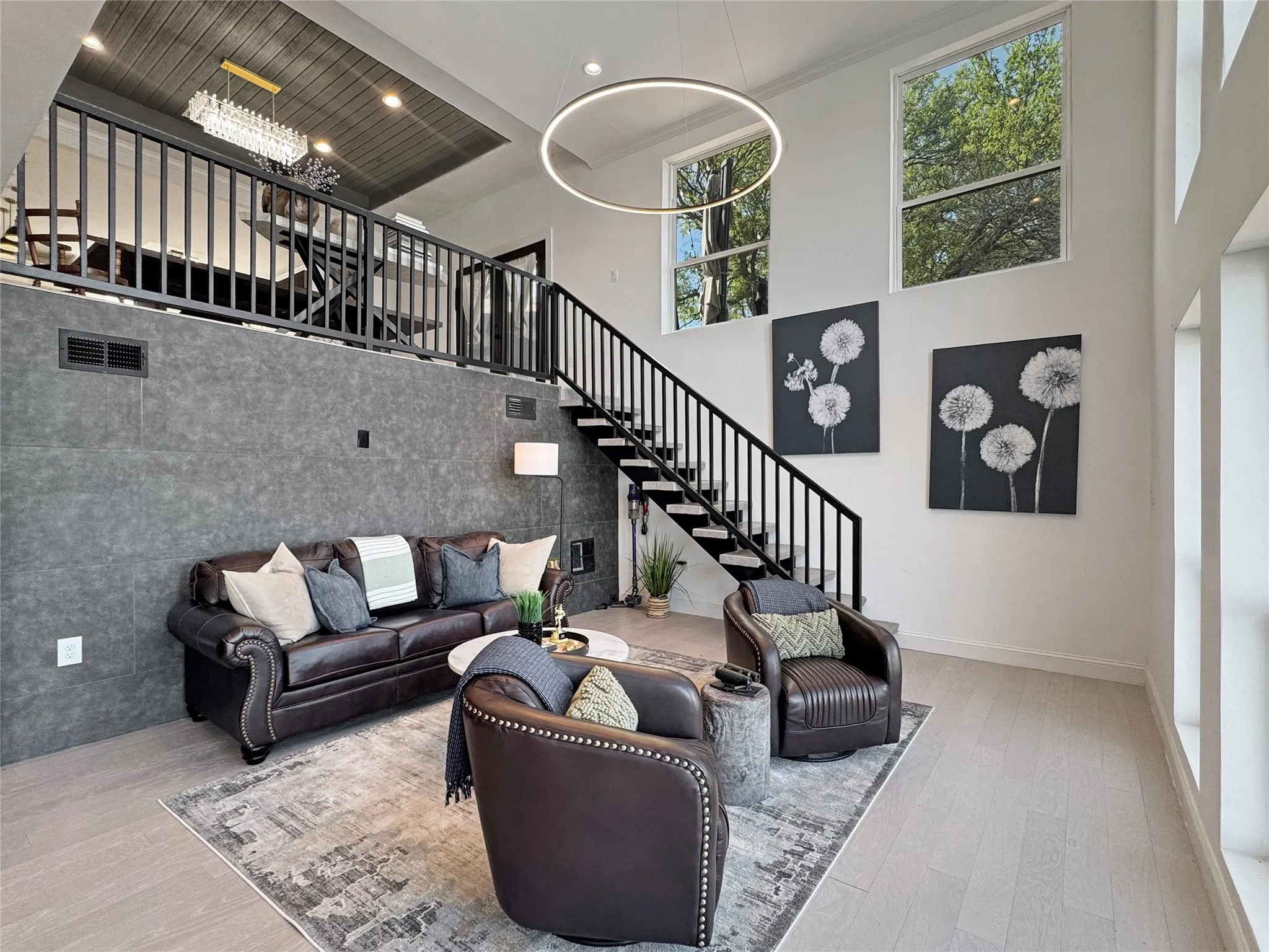 Soaring ceilings