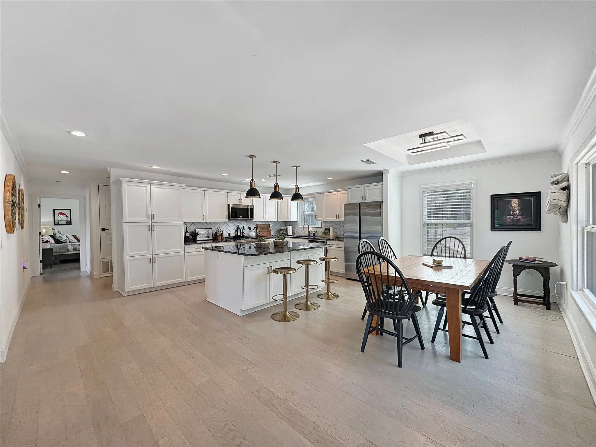 Huge kitchen space for all the chefs.