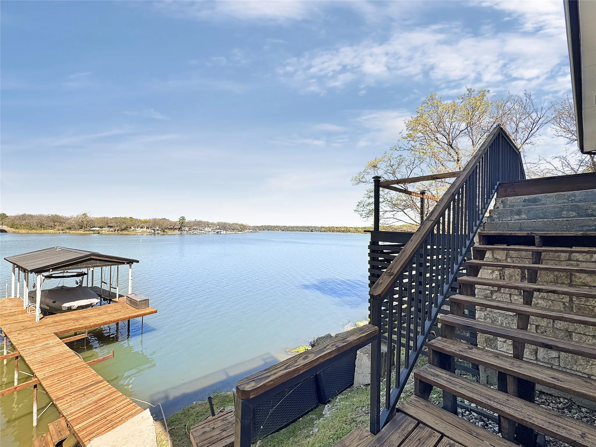 Deck two stairs