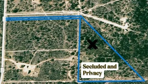Map / location with property boundaries highlighted