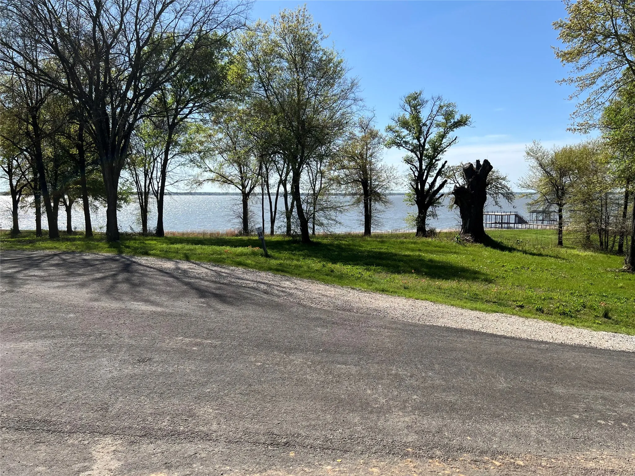 View of road with a water view