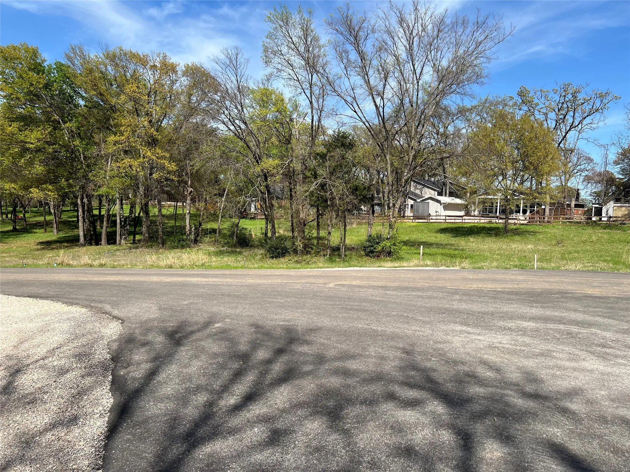 View of asphalt street